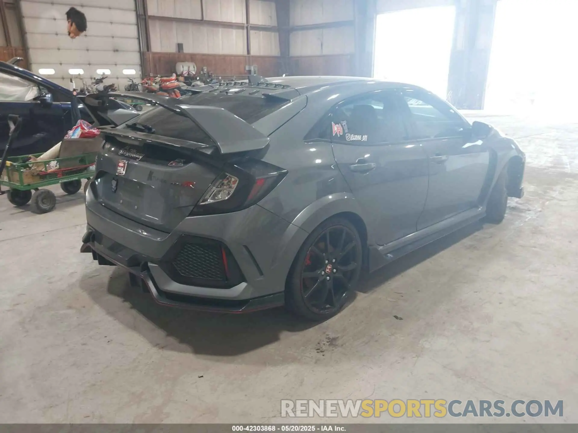 4 fotografías del automóvil dañado SHHFK8G79KU202943 HONDA CIVIC TYPE R 2019