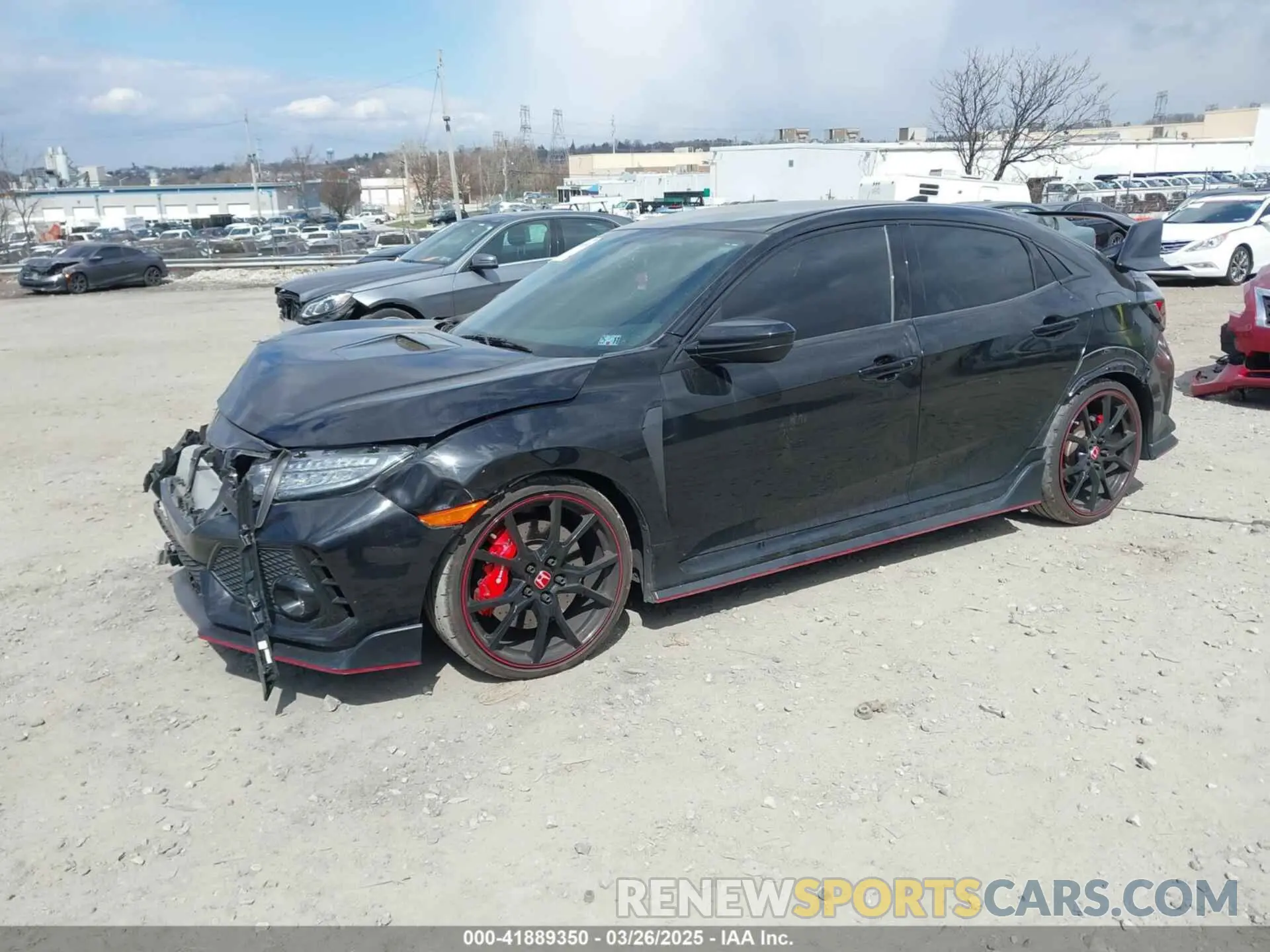 2 fotografías del automóvil dañado SHHFK8G7XKU202773 HONDA CIVIC TYPE R 2019