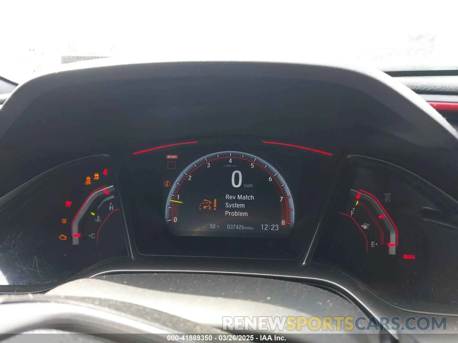 7 fotografías del automóvil dañado SHHFK8G7XKU202773 HONDA CIVIC TYPE R 2019