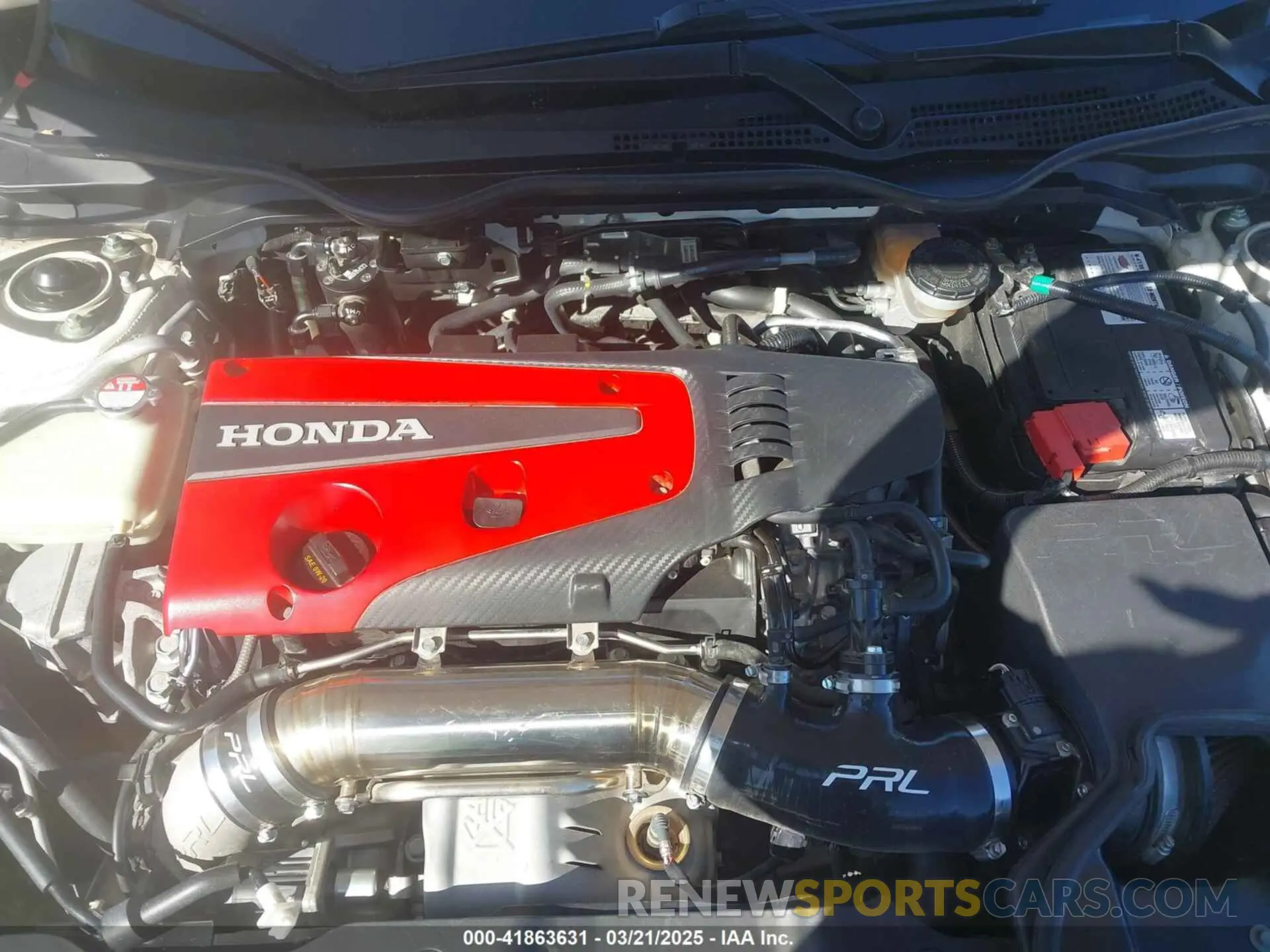 10 fotografías del automóvil dañado SHHFK8G70L4201682 HONDA CIVIC TYPE R 2020