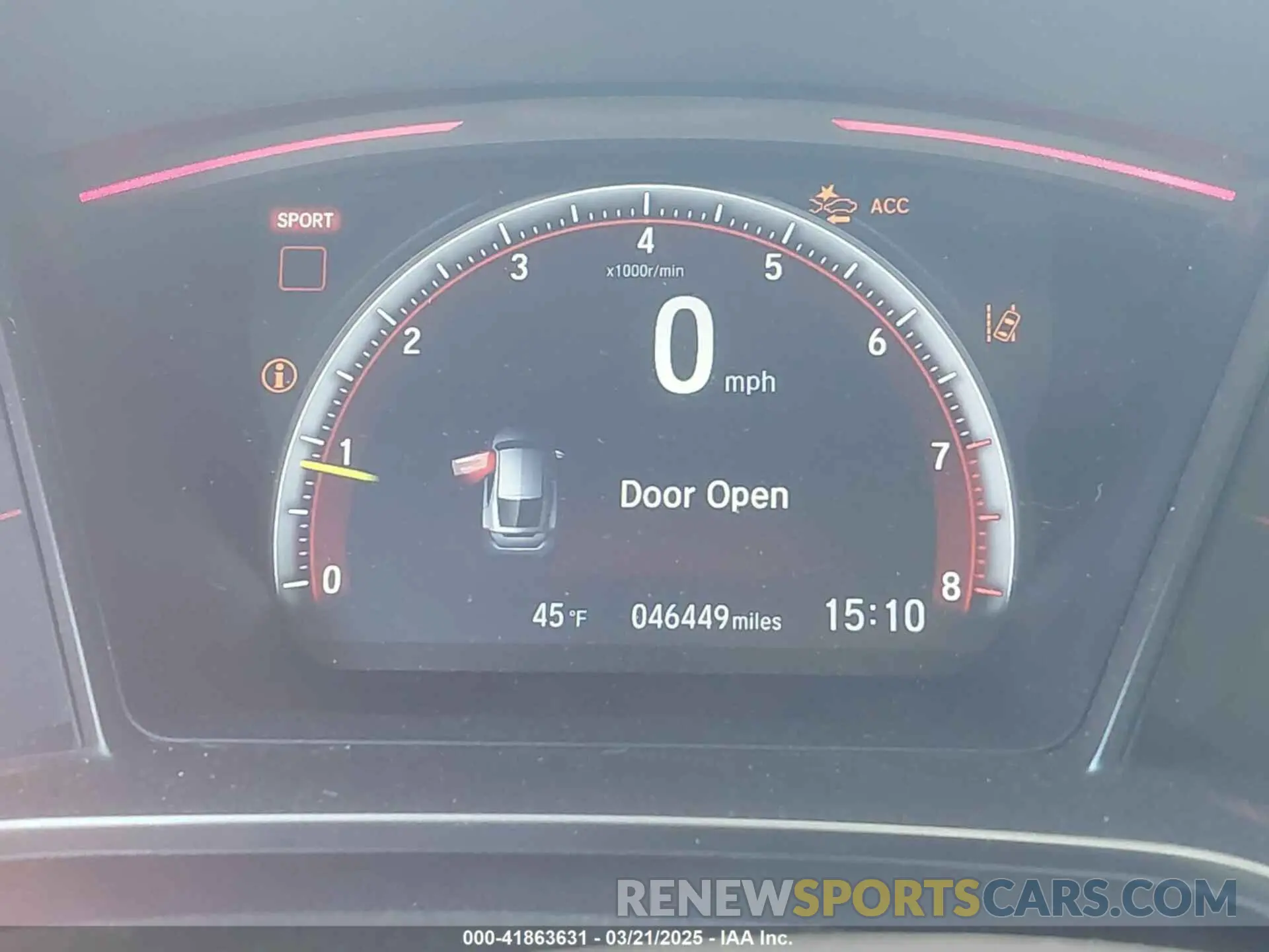 7 fotografías del automóvil dañado SHHFK8G70L4201682 HONDA CIVIC TYPE R 2020