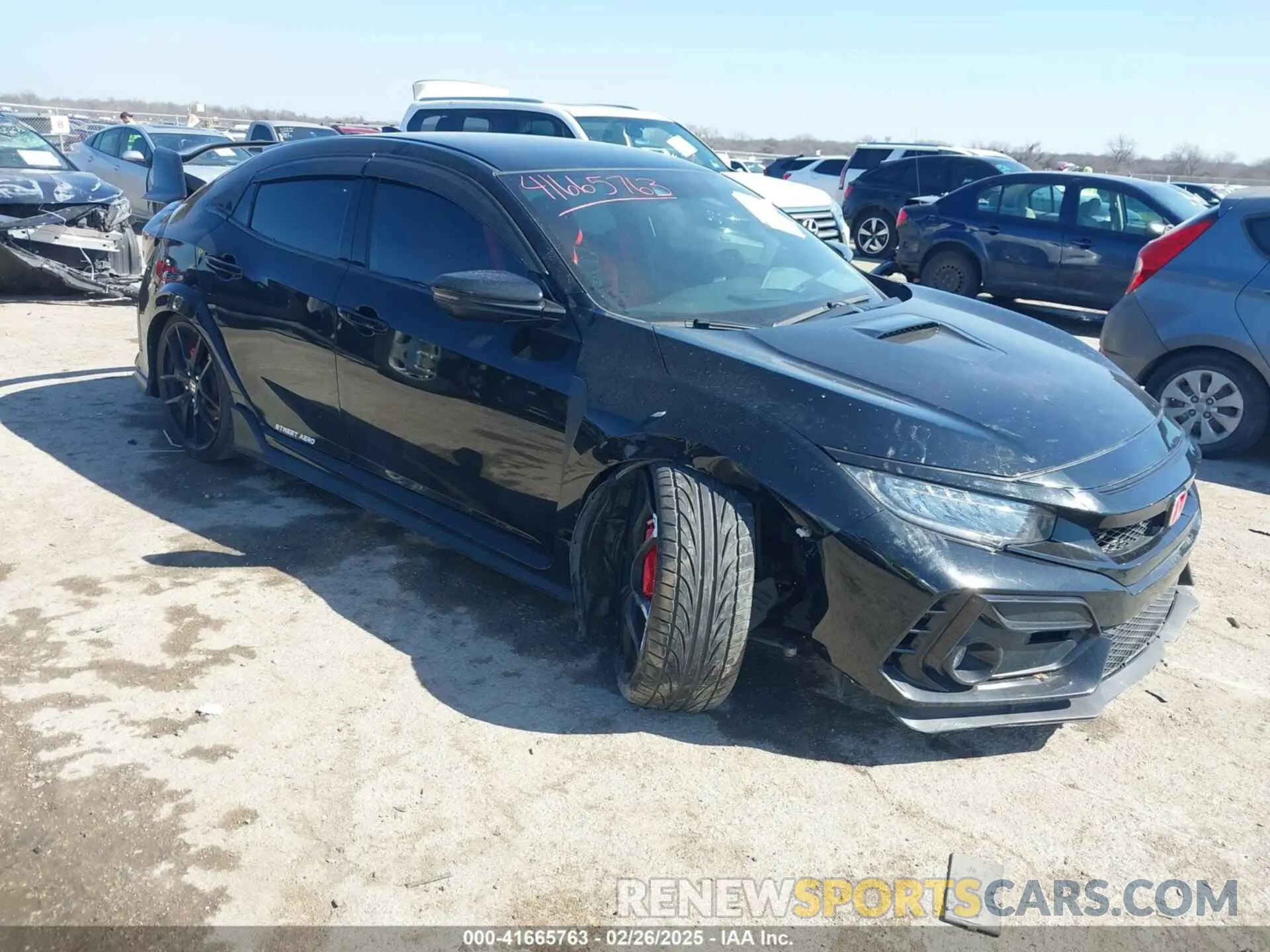 1 fotografías del automóvil dañado SHHFK8G74MU201847 HONDA CIVIC TYPE R 2021