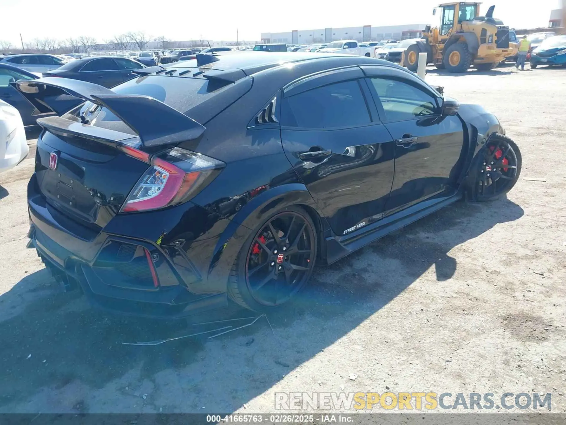 4 fotografías del automóvil dañado SHHFK8G74MU201847 HONDA CIVIC TYPE R 2021