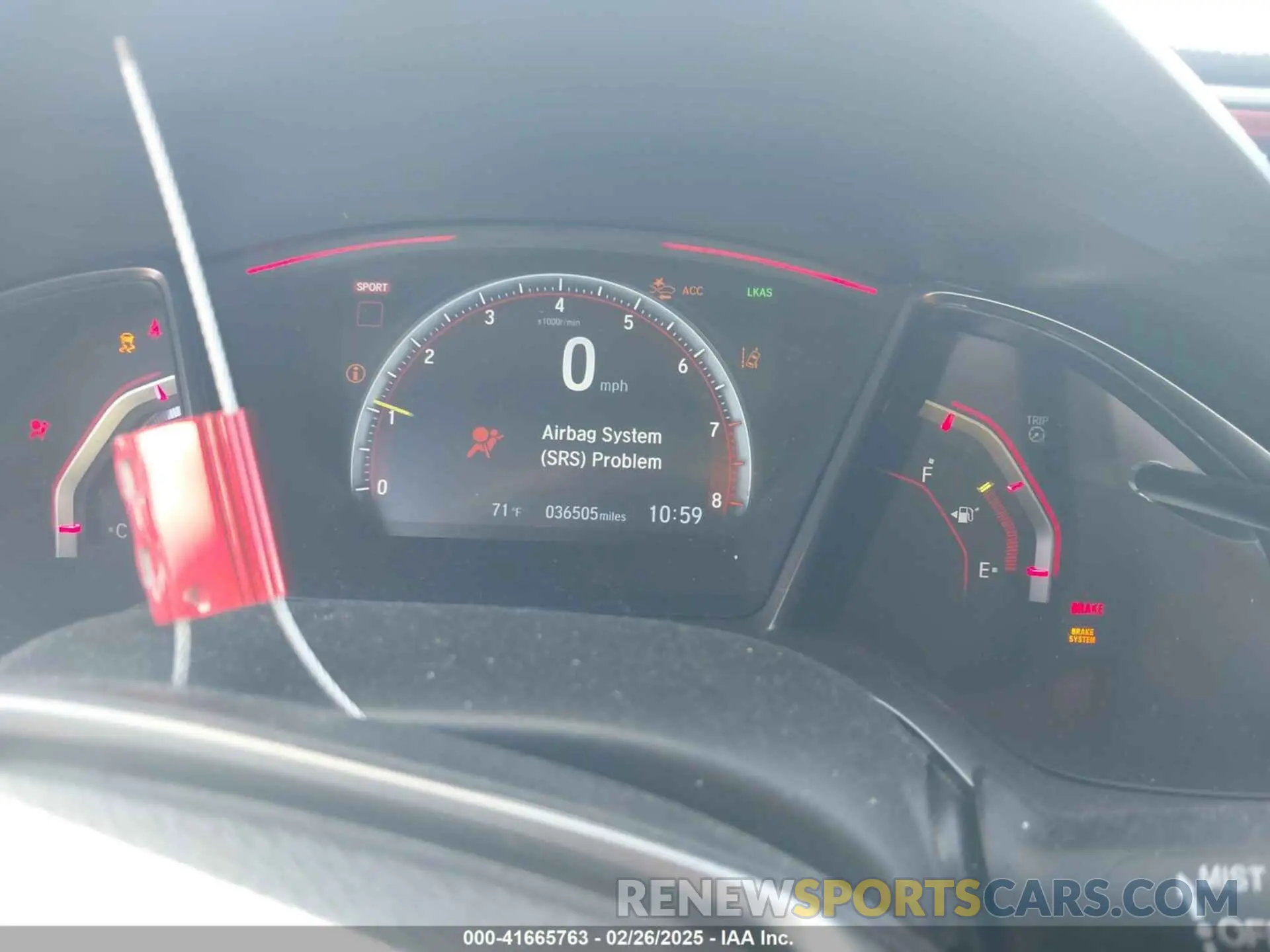 7 fotografías del automóvil dañado SHHFK8G74MU201847 HONDA CIVIC TYPE R 2021