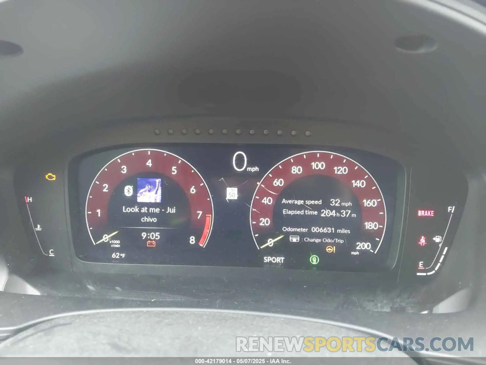 7 fotografías del automóvil dañado JHMFL5G46SX000696 HONDA CIVIC TYPE R 2025