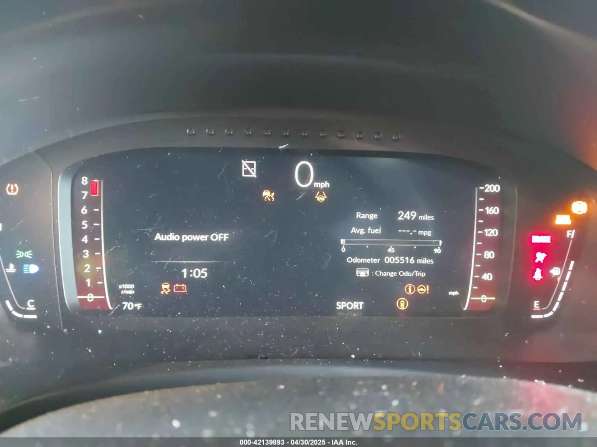 7 fotografías del automóvil dañado JHMFL5G4XSX001561 HONDA CIVIC TYPE R 2025