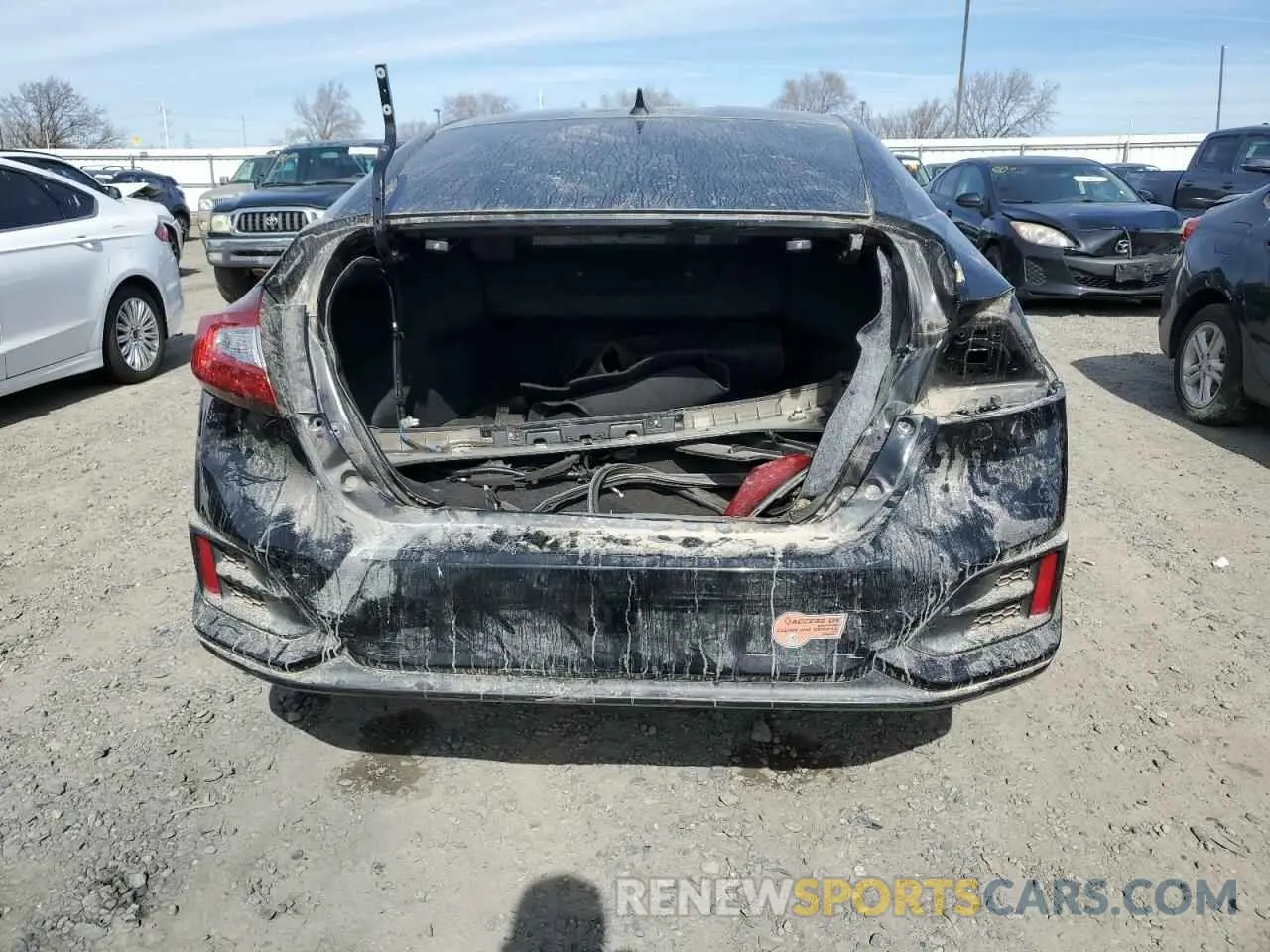6 fotografías del automóvil dañado JHMZC5F12KC005518 HONDA CLARITY 2019