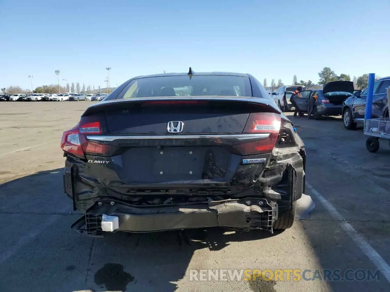 6 fotografías del automóvil dañado JHMZC5F17KC005854 HONDA CLARITY 2019