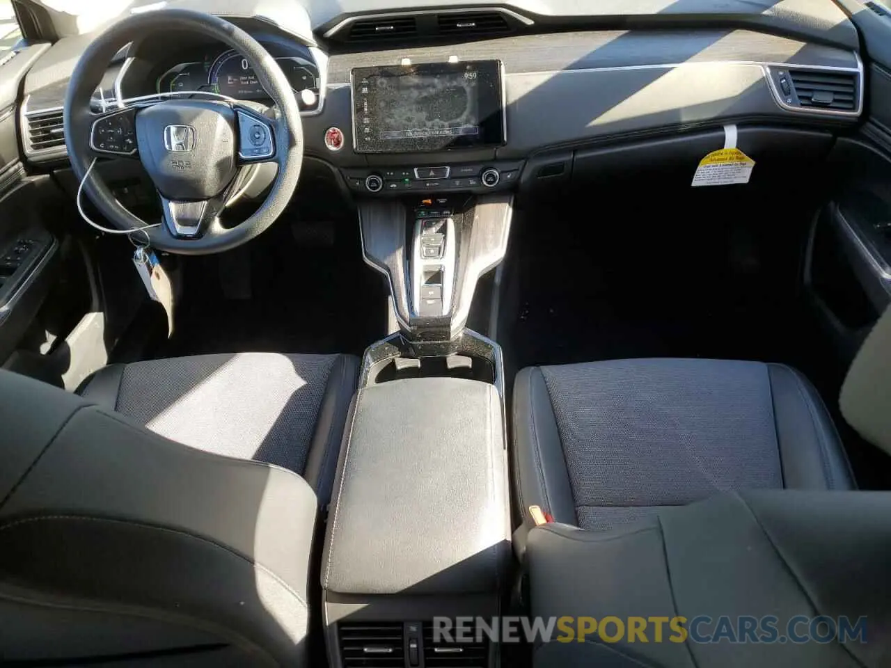 8 fotografías del automóvil dañado JHMZC5F17KC005854 HONDA CLARITY 2019