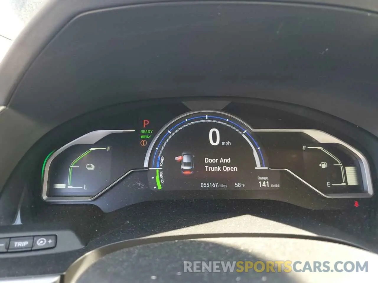 9 fotografías del automóvil dañado JHMZC5F17KC005854 HONDA CLARITY 2019