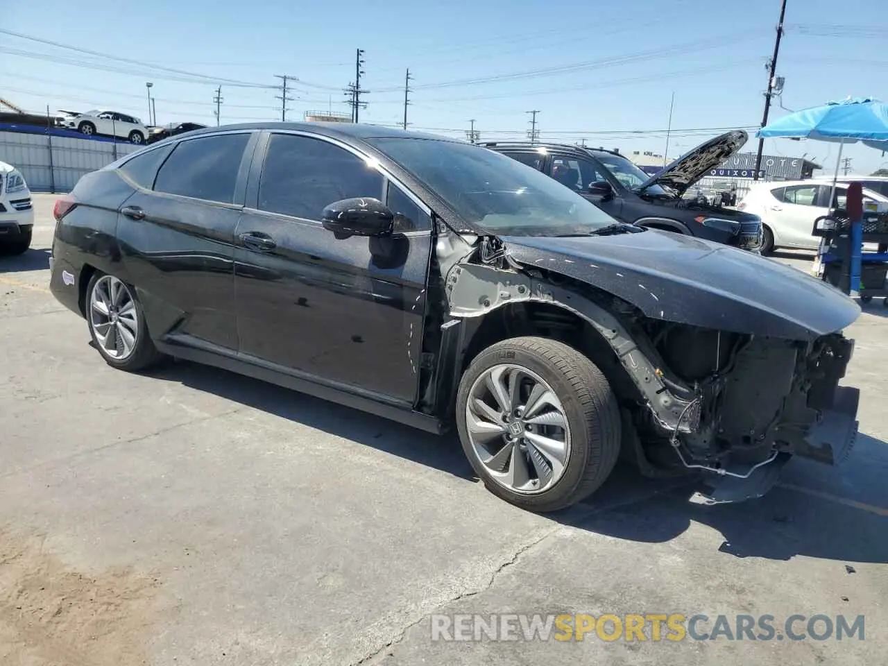 4 fotografías del automóvil dañado JHMZC5F18KC002672 HONDA CLARITY 2019