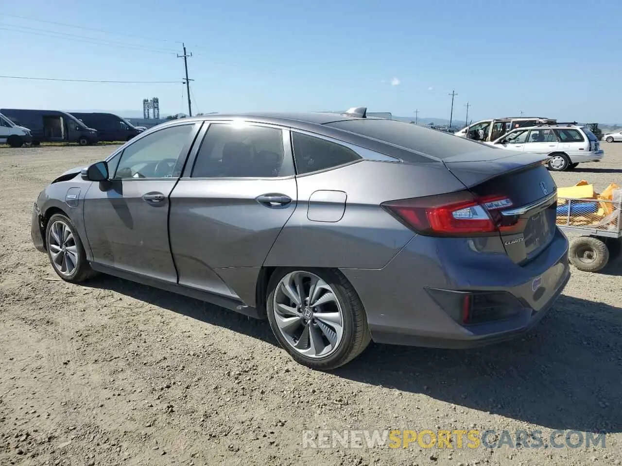 2 fotografías del automóvil dañado JHMZC5F33KC003813 HONDA CLARITY 2019