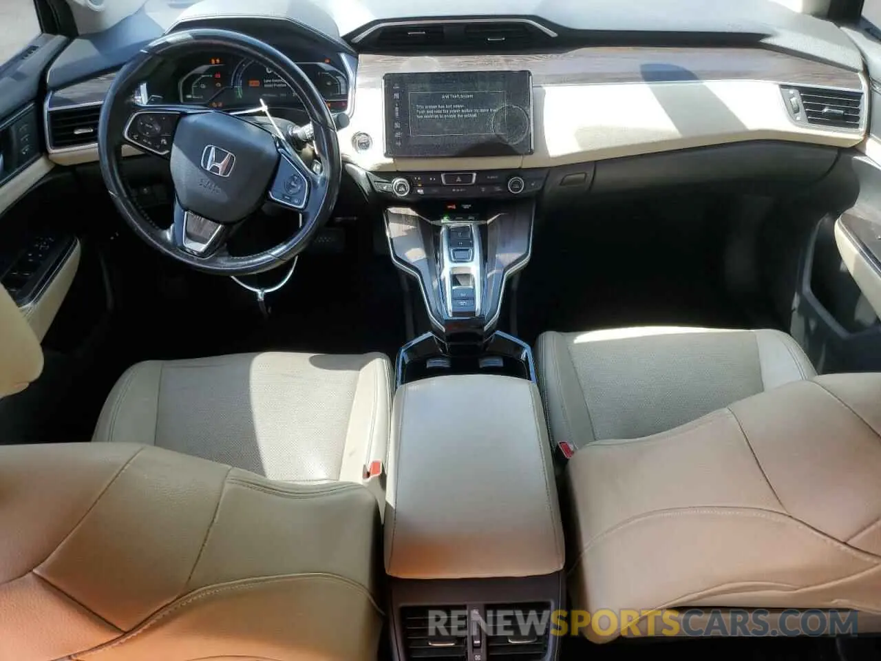 8 fotografías del automóvil dañado JHMZC5F39KC001158 HONDA CLARITY 2019