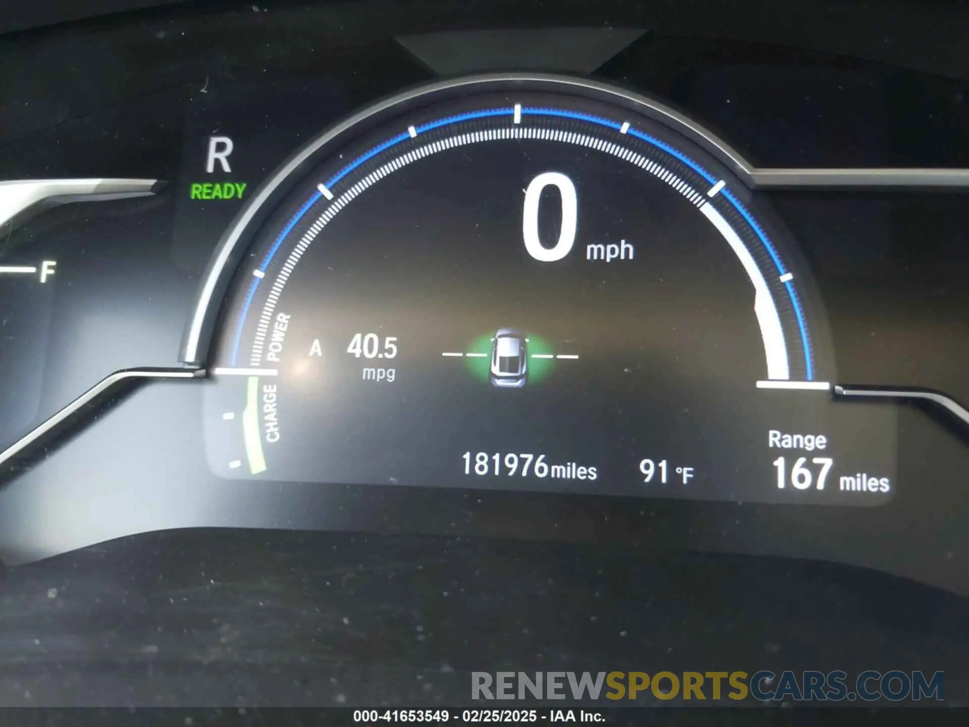 16 fotografías del automóvil dañado JHMZC5F31KC001168 HONDA CLARITY PLUG-IN HYBRID 2019