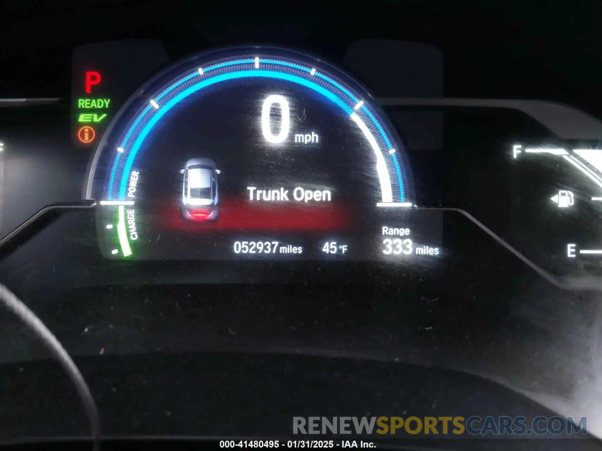 16 fotografías del automóvil dañado JHMZC5F11MC002032 HONDA CLARITY PLUG-IN HYBRID 2021