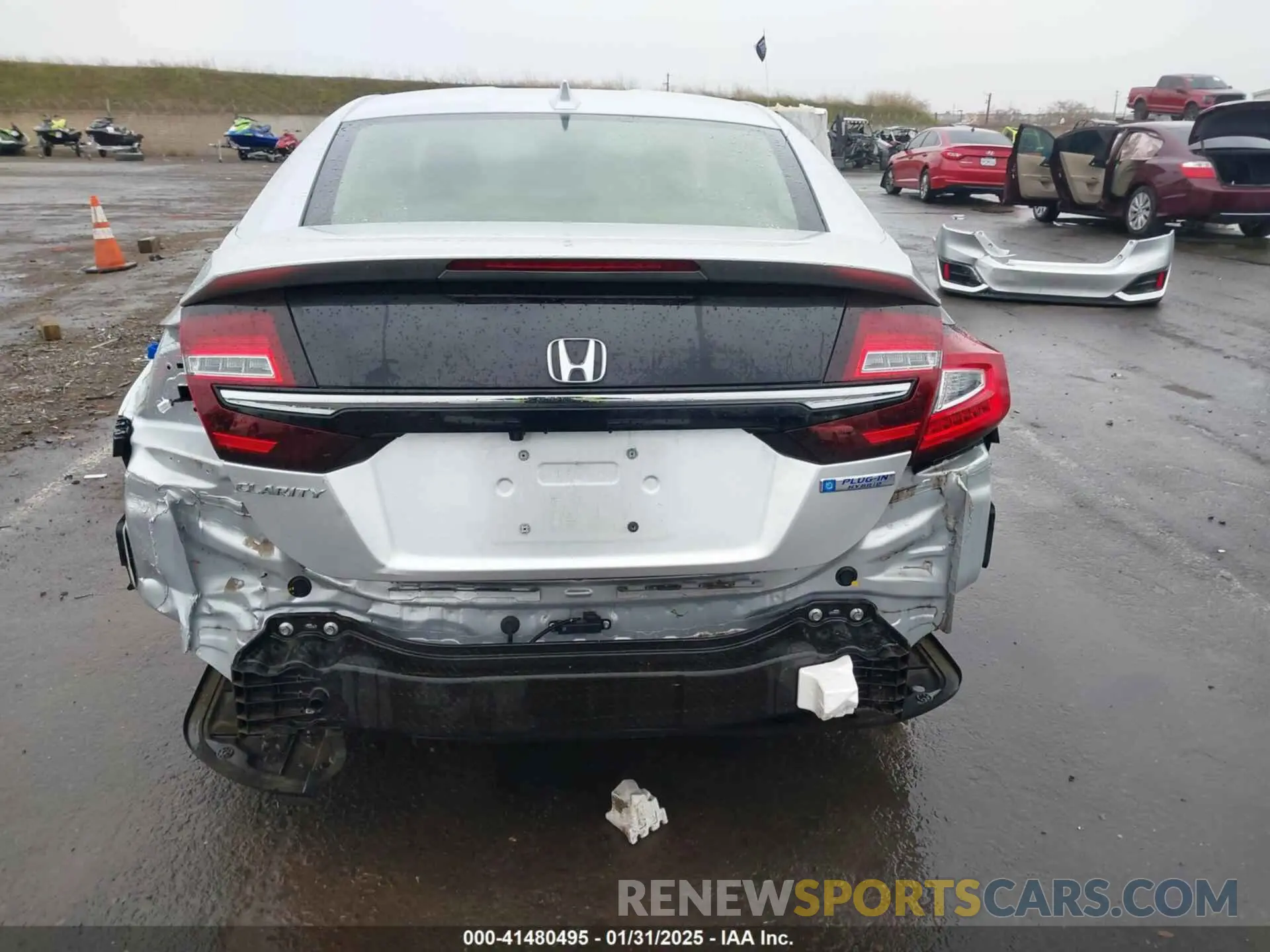 6 fotografías del automóvil dañado JHMZC5F11MC002032 HONDA CLARITY PLUG-IN HYBRID 2021