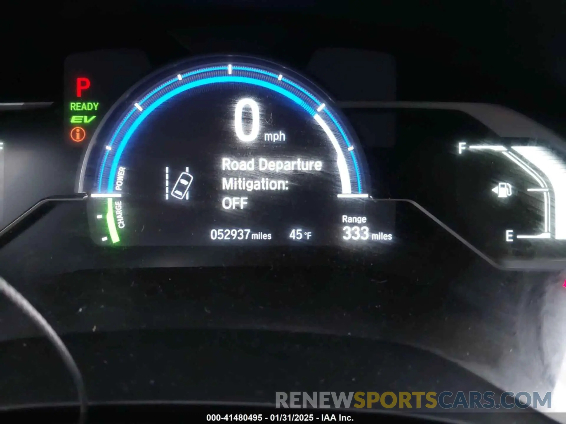7 fotografías del automóvil dañado JHMZC5F11MC002032 HONDA CLARITY PLUG-IN HYBRID 2021