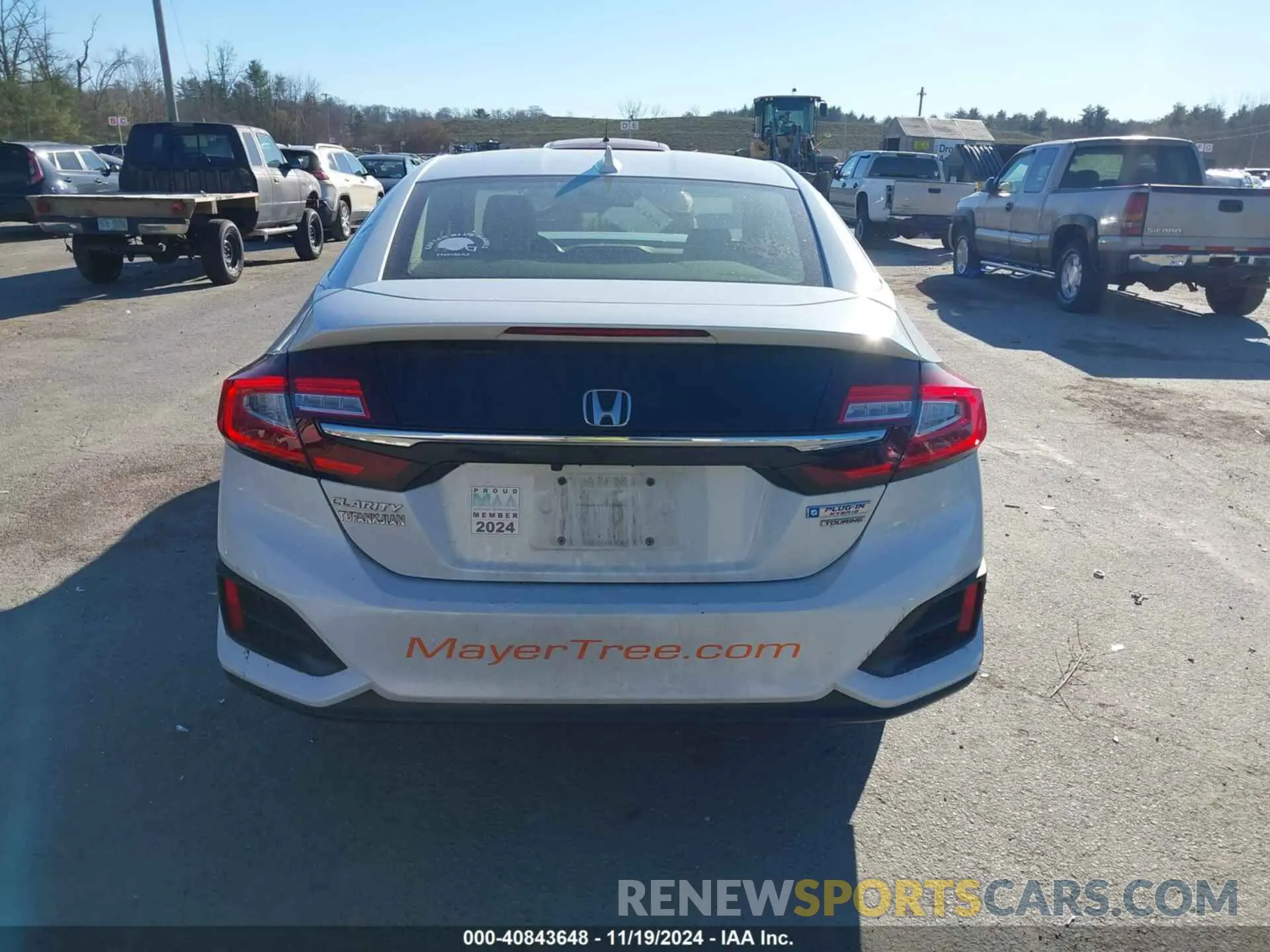 17 fotografías del automóvil dañado JHMZC5F37MC001310 HONDA CLARITY PLUG-IN HYBRID 2021
