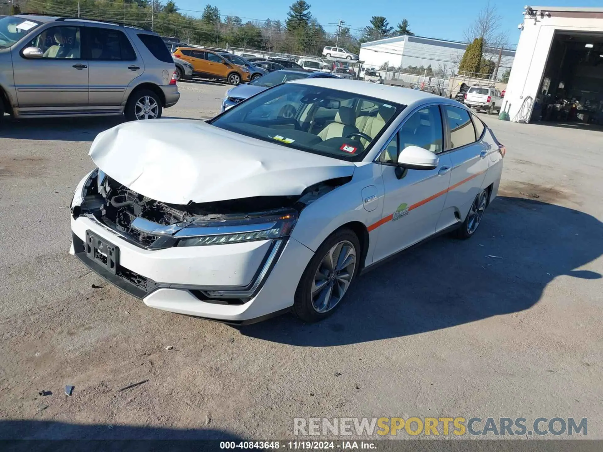 2 fotografías del automóvil dañado JHMZC5F37MC001310 HONDA CLARITY PLUG-IN HYBRID 2021