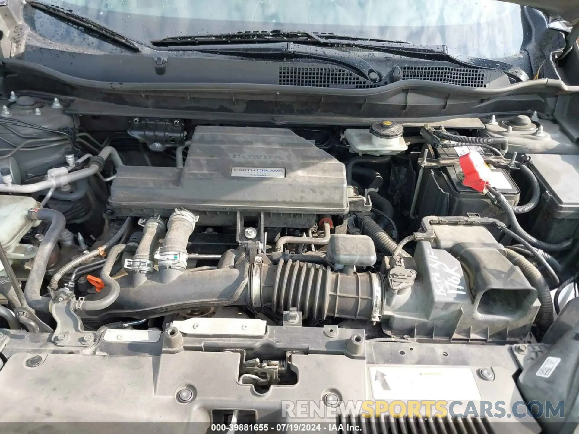 10 fotografías del automóvil dañado 2HKRW1H87HH506347 HONDA CR-V 2017