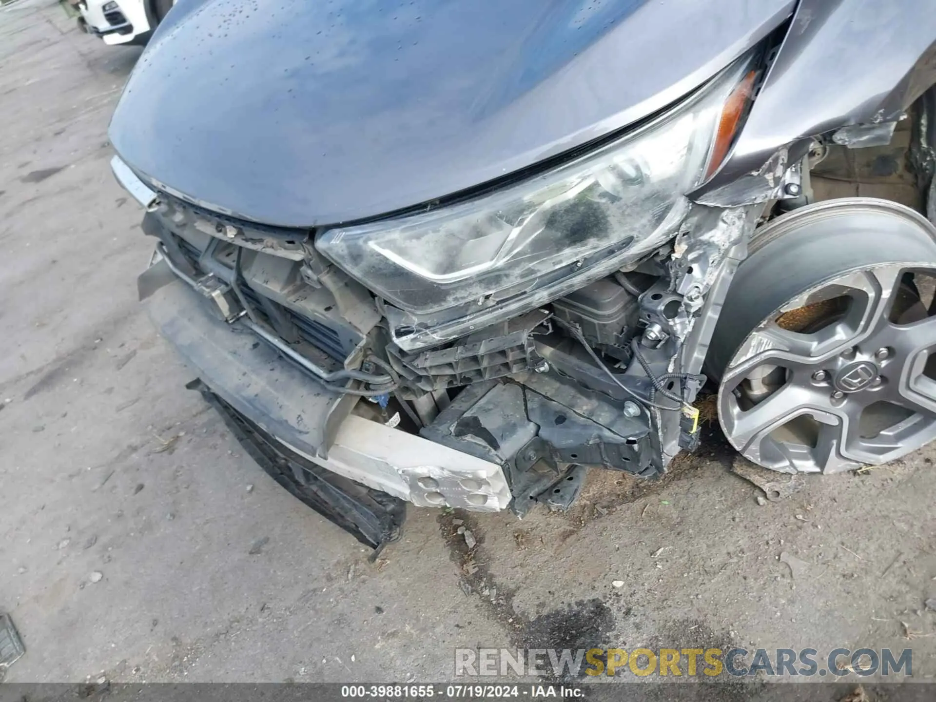 6 fotografías del automóvil dañado 2HKRW1H87HH506347 HONDA CR-V 2017