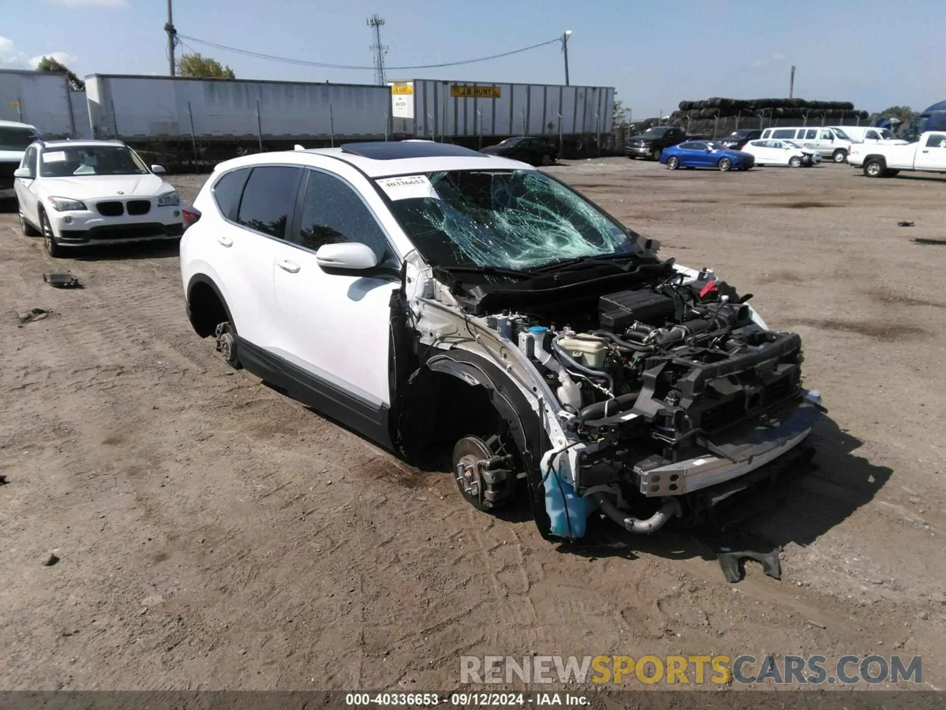 1 fotografías del automóvil dañado 2HKRW2H57HH615502 HONDA CR-V 2017