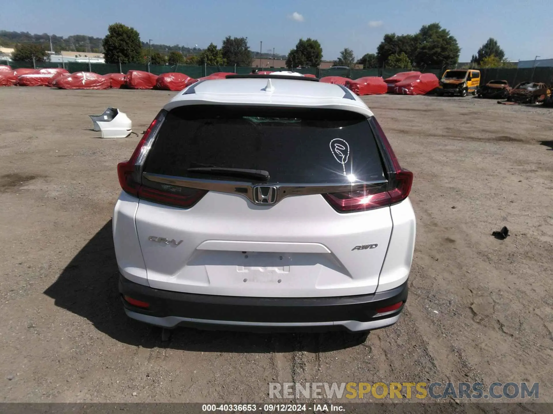 16 fotografías del automóvil dañado 2HKRW2H57HH615502 HONDA CR-V 2017