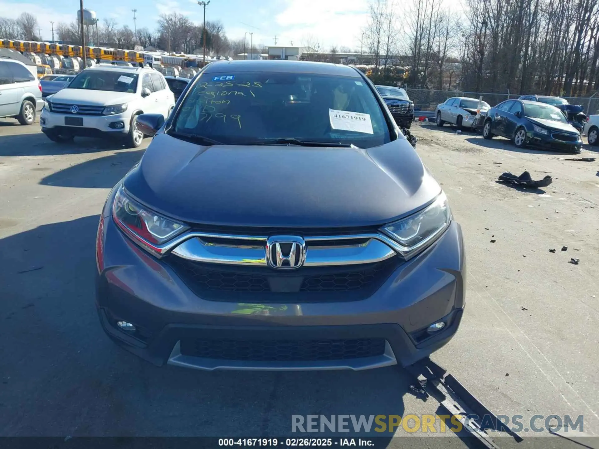 12 fotografías del automóvil dañado 2HKRW1H55KH507199 HONDA CR-V 2019