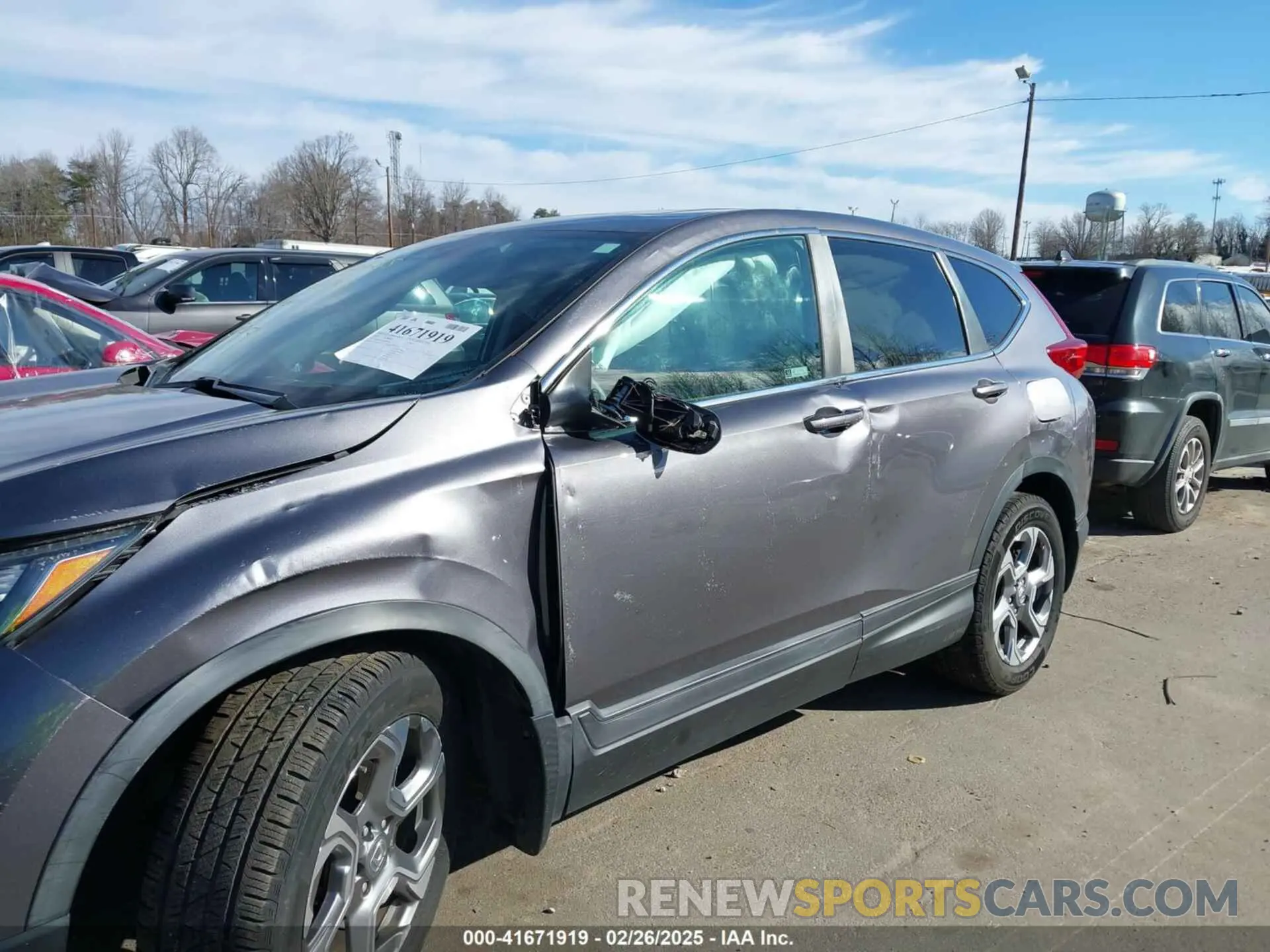 6 fotografías del automóvil dañado 2HKRW1H55KH507199 HONDA CR-V 2019