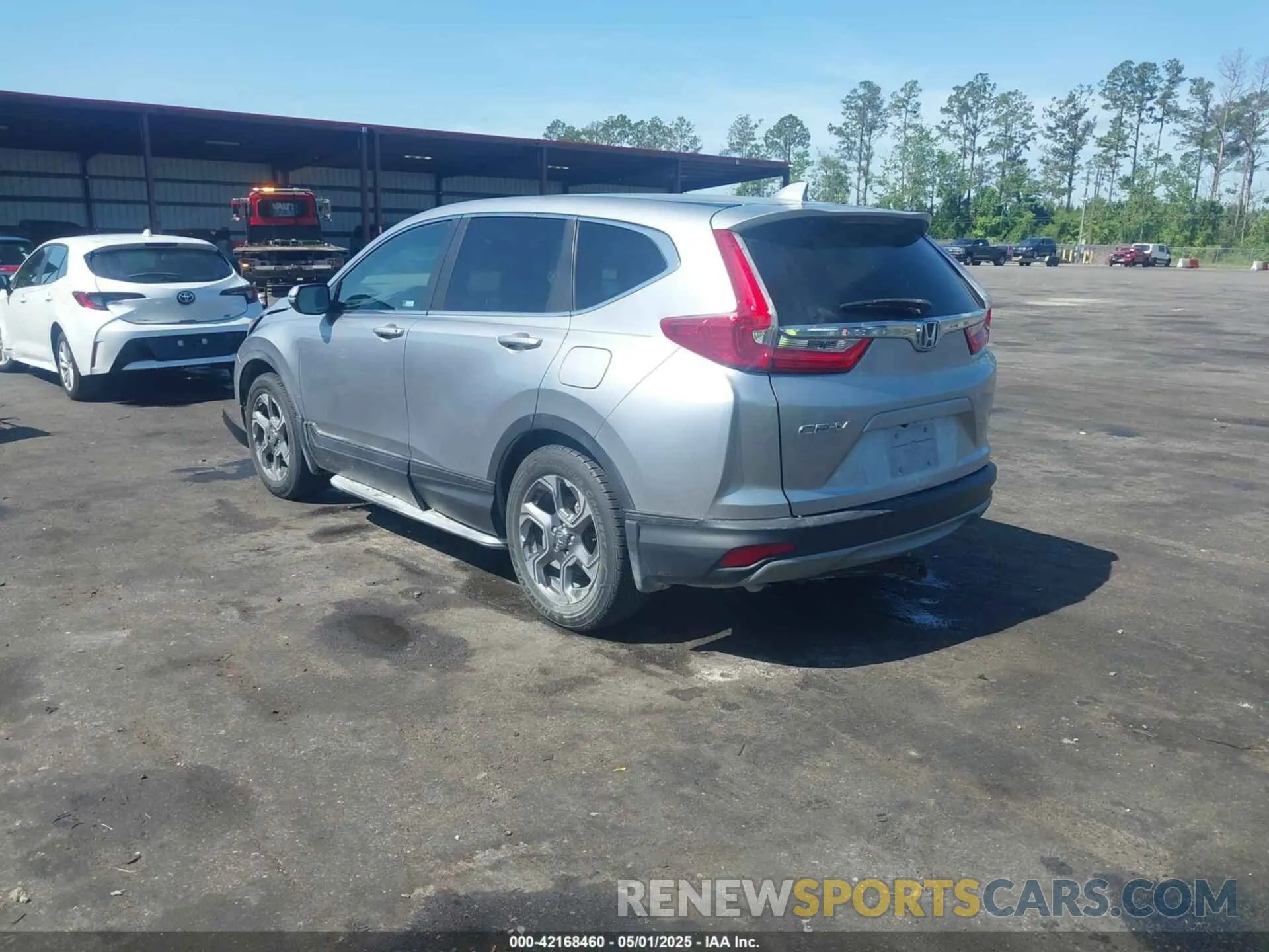 3 fotografías del automóvil dañado 2HKRW1H55KH515531 HONDA CR-V 2019