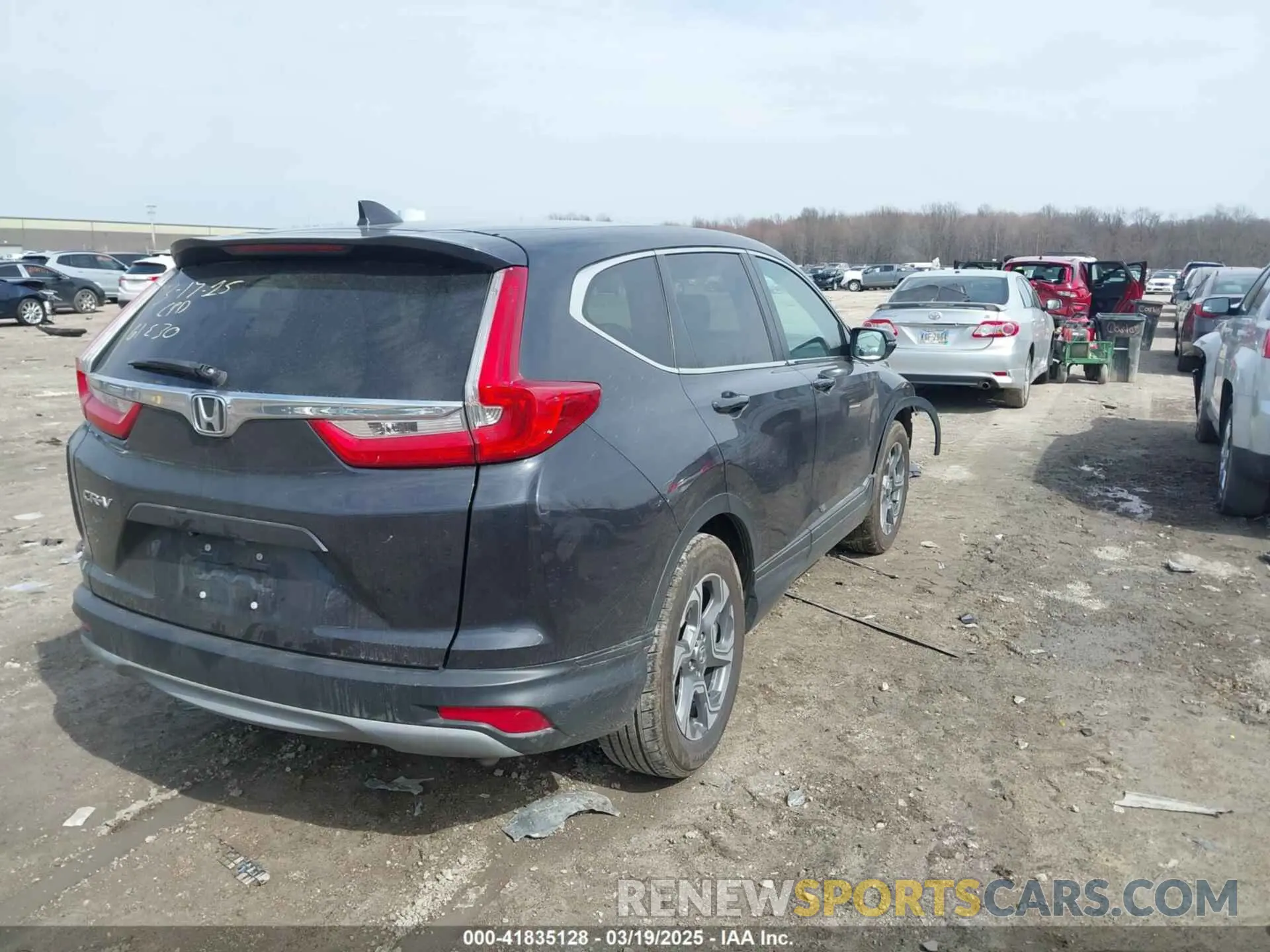 4 fotografías del automóvil dañado 2HKRW1H56KH507065 HONDA CR-V 2019