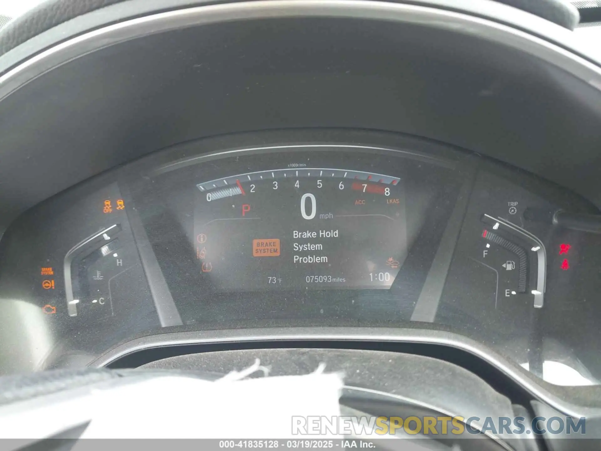 7 fotografías del automóvil dañado 2HKRW1H56KH507065 HONDA CR-V 2019