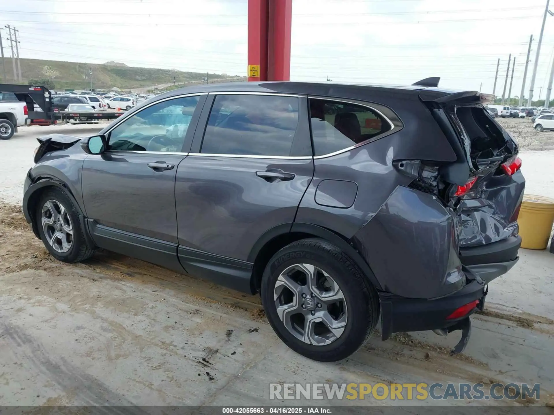 15 fotografías del automóvil dañado 2HKRW1H89KH514862 HONDA CR-V 2019