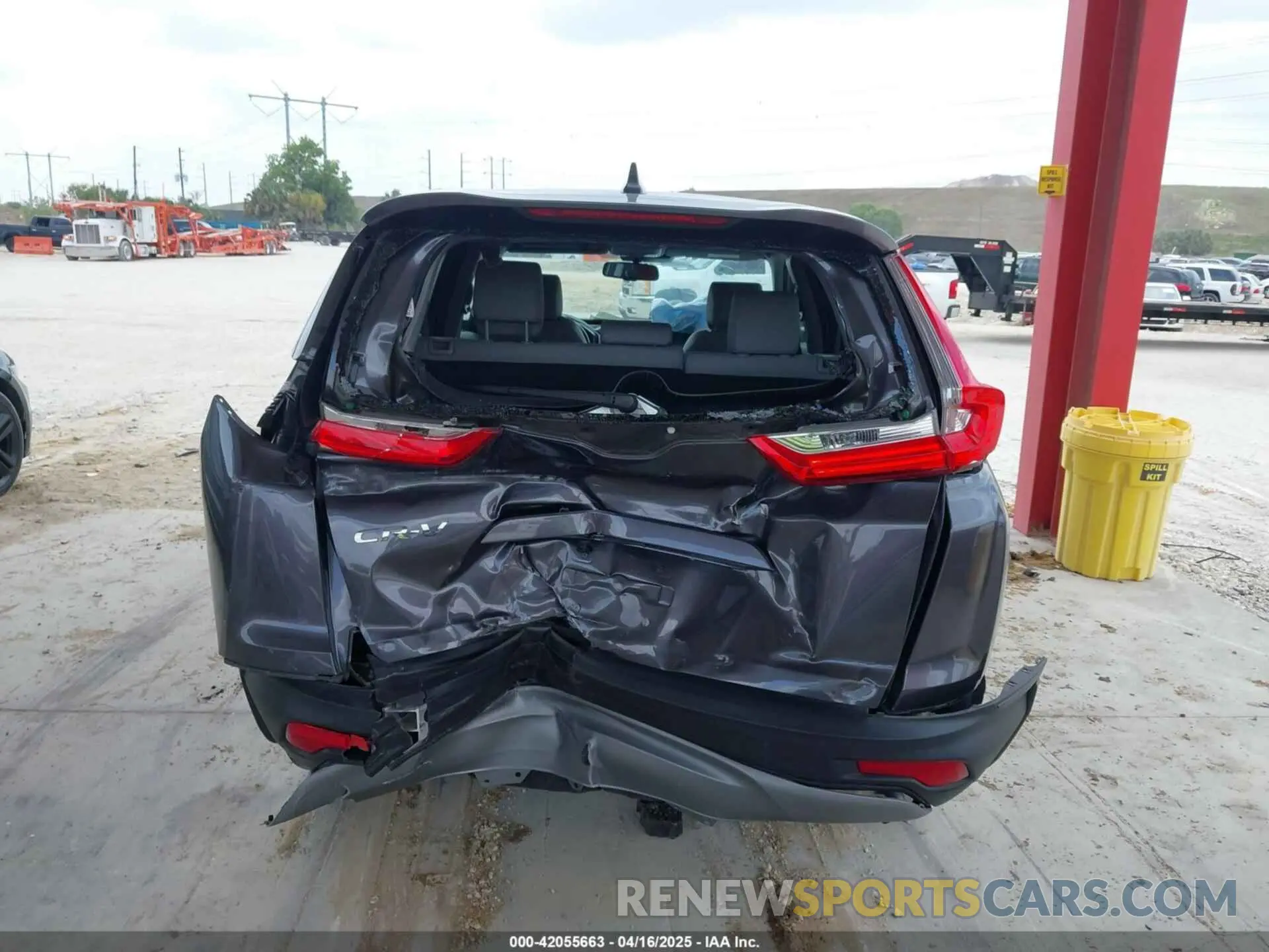 17 fotografías del automóvil dañado 2HKRW1H89KH514862 HONDA CR-V 2019