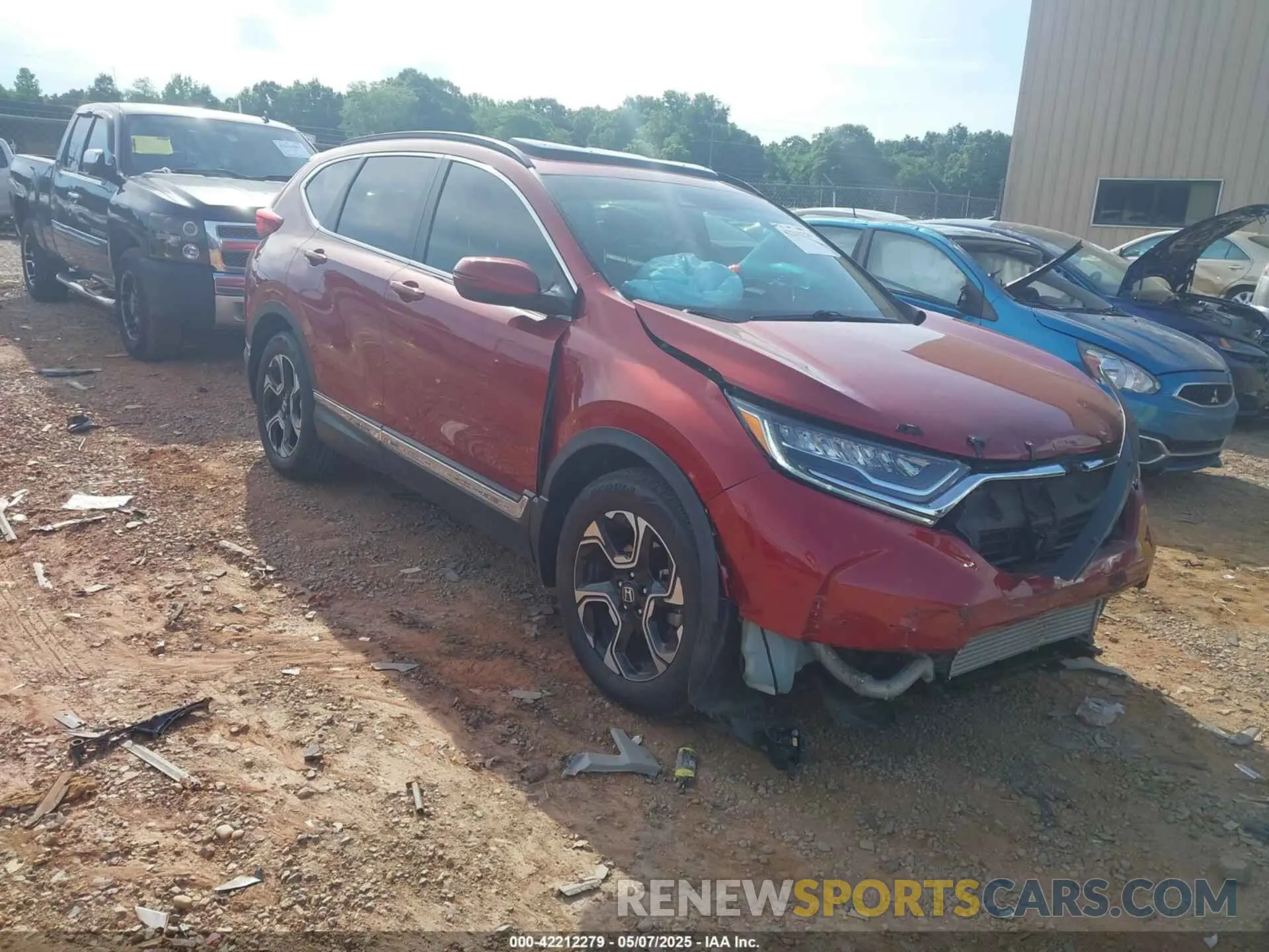 1 fotografías del automóvil dañado 2HKRW1H93KH505289 HONDA CR-V 2019