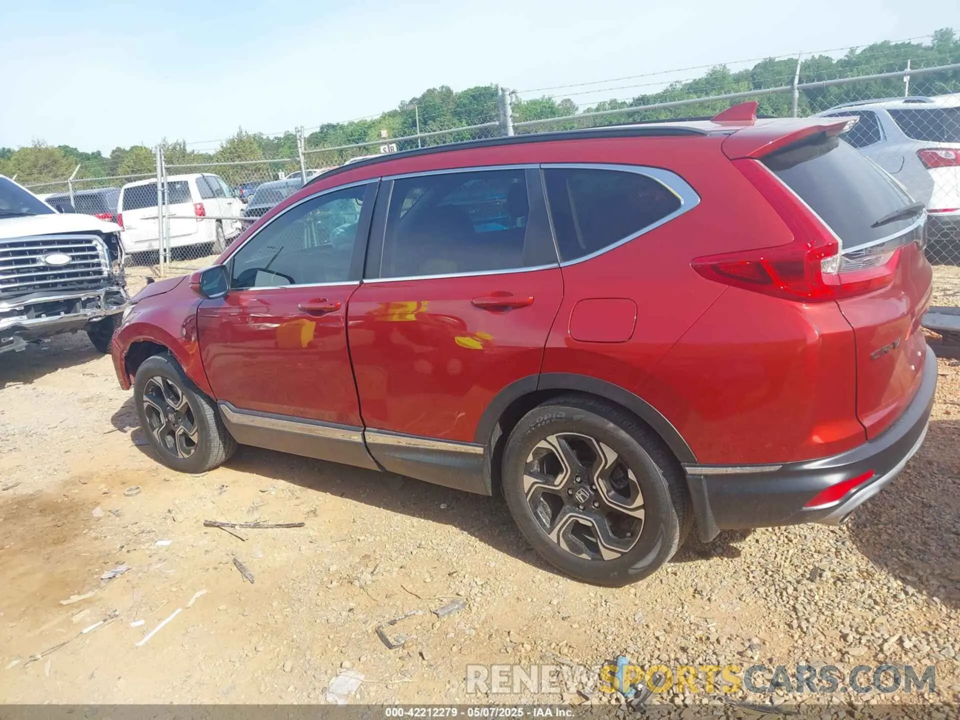 14 fotografías del automóvil dañado 2HKRW1H93KH505289 HONDA CR-V 2019