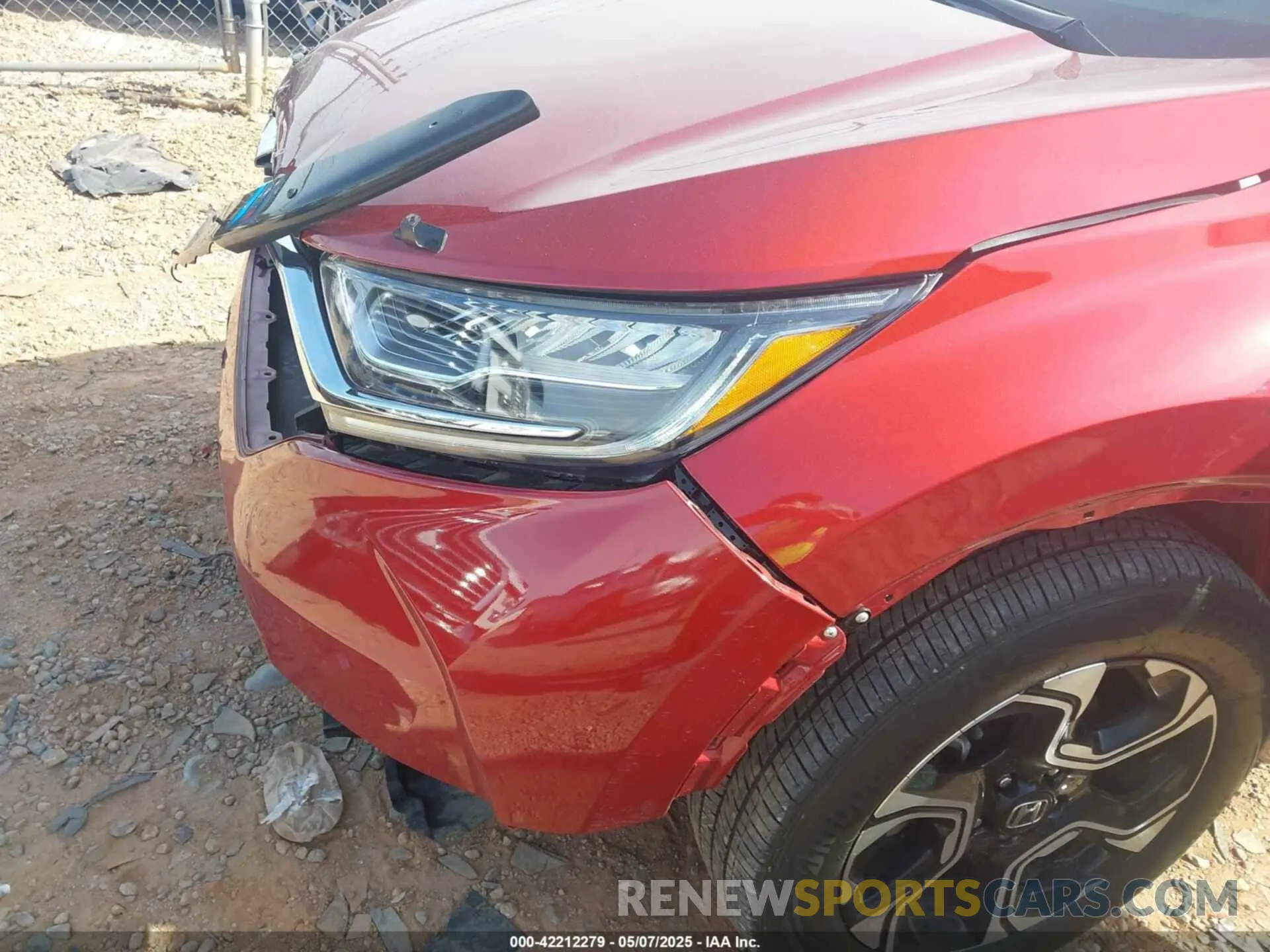 6 fotografías del automóvil dañado 2HKRW1H93KH505289 HONDA CR-V 2019