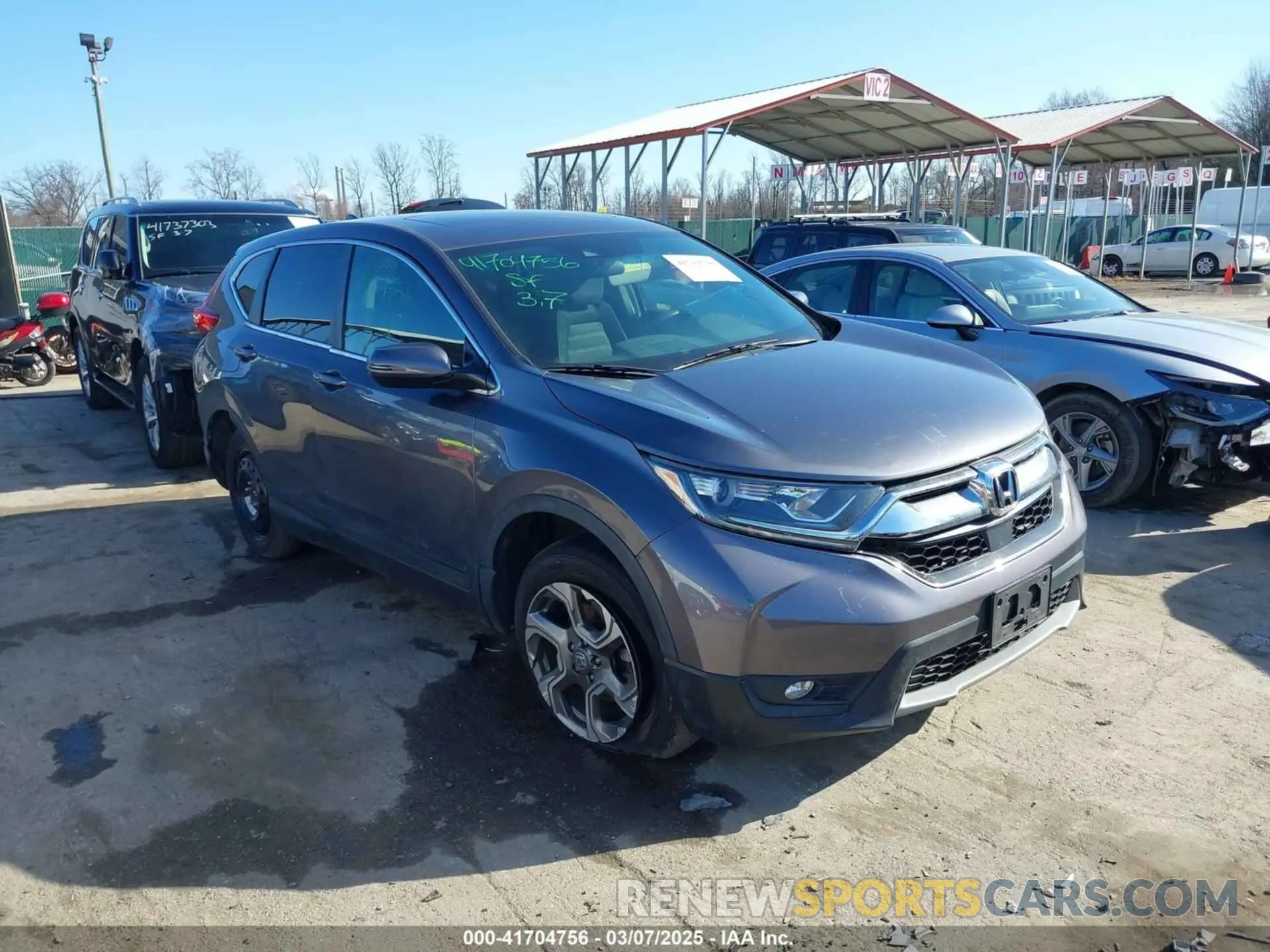 1 fotografías del automóvil dañado 2HKRW2H50KH637316 HONDA CR-V 2019