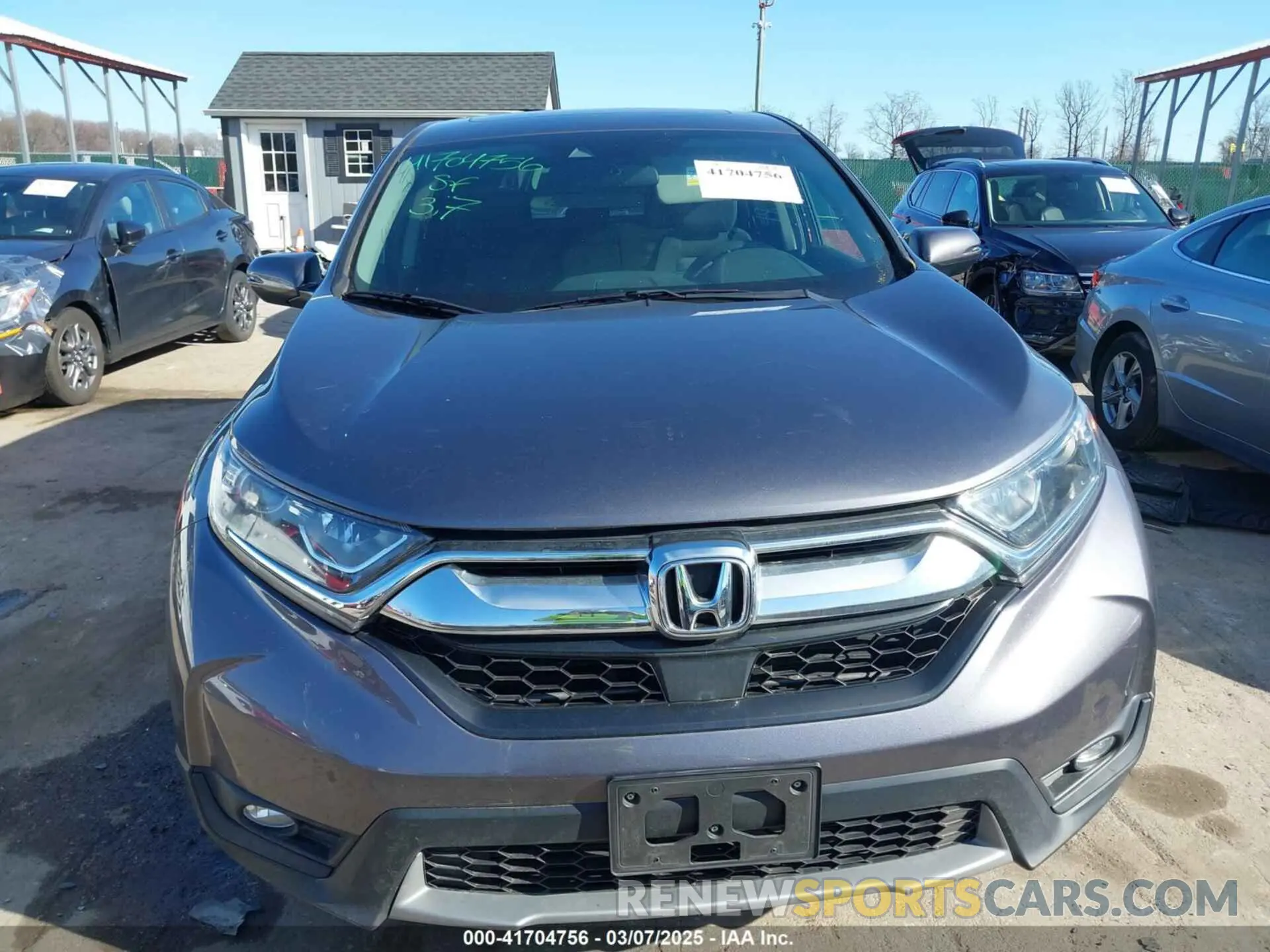 11 fotografías del automóvil dañado 2HKRW2H50KH637316 HONDA CR-V 2019
