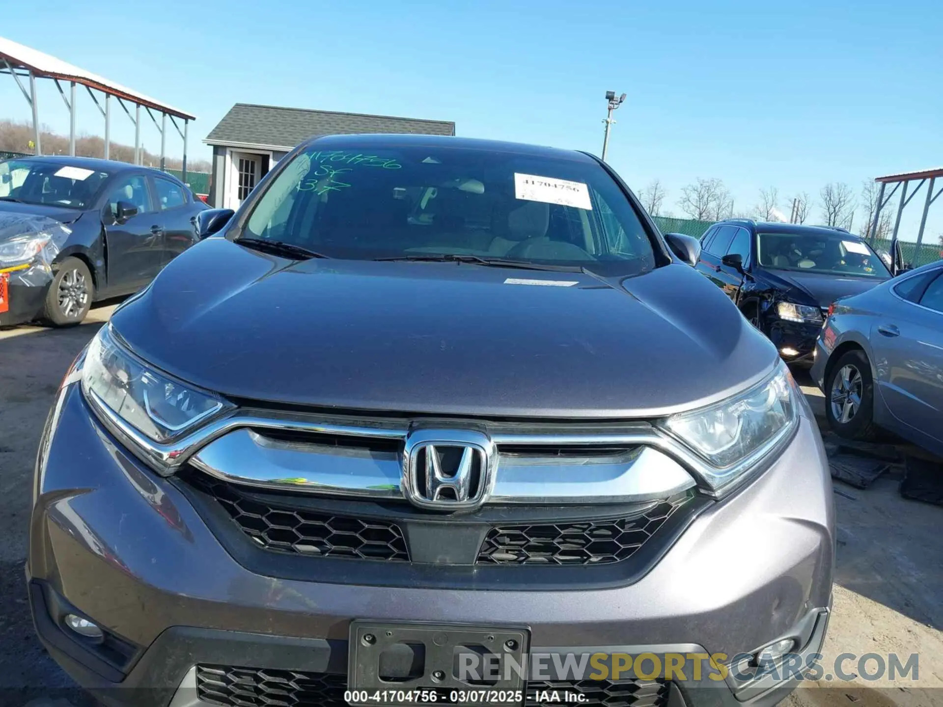 6 fotografías del automóvil dañado 2HKRW2H50KH637316 HONDA CR-V 2019