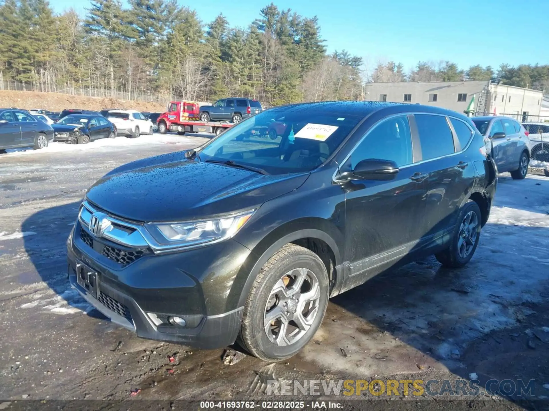2 fotografías del automóvil dañado 2HKRW2H50KH646663 HONDA CR-V 2019