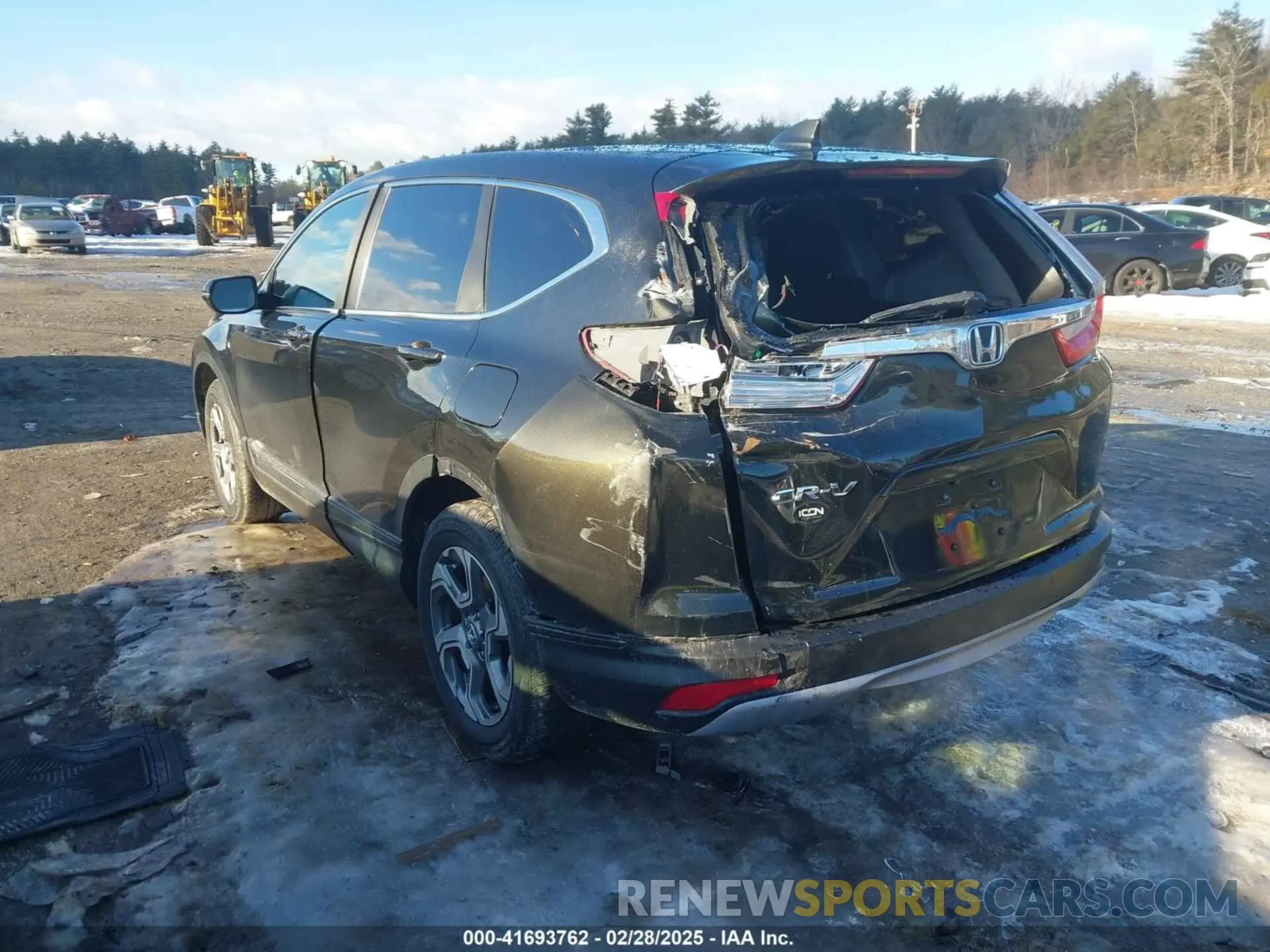 3 fotografías del automóvil dañado 2HKRW2H50KH646663 HONDA CR-V 2019