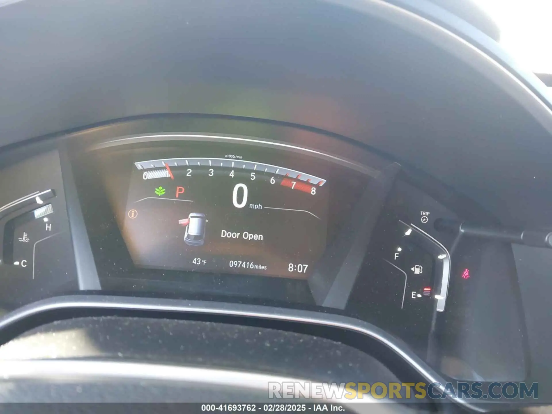 7 fotografías del automóvil dañado 2HKRW2H50KH646663 HONDA CR-V 2019