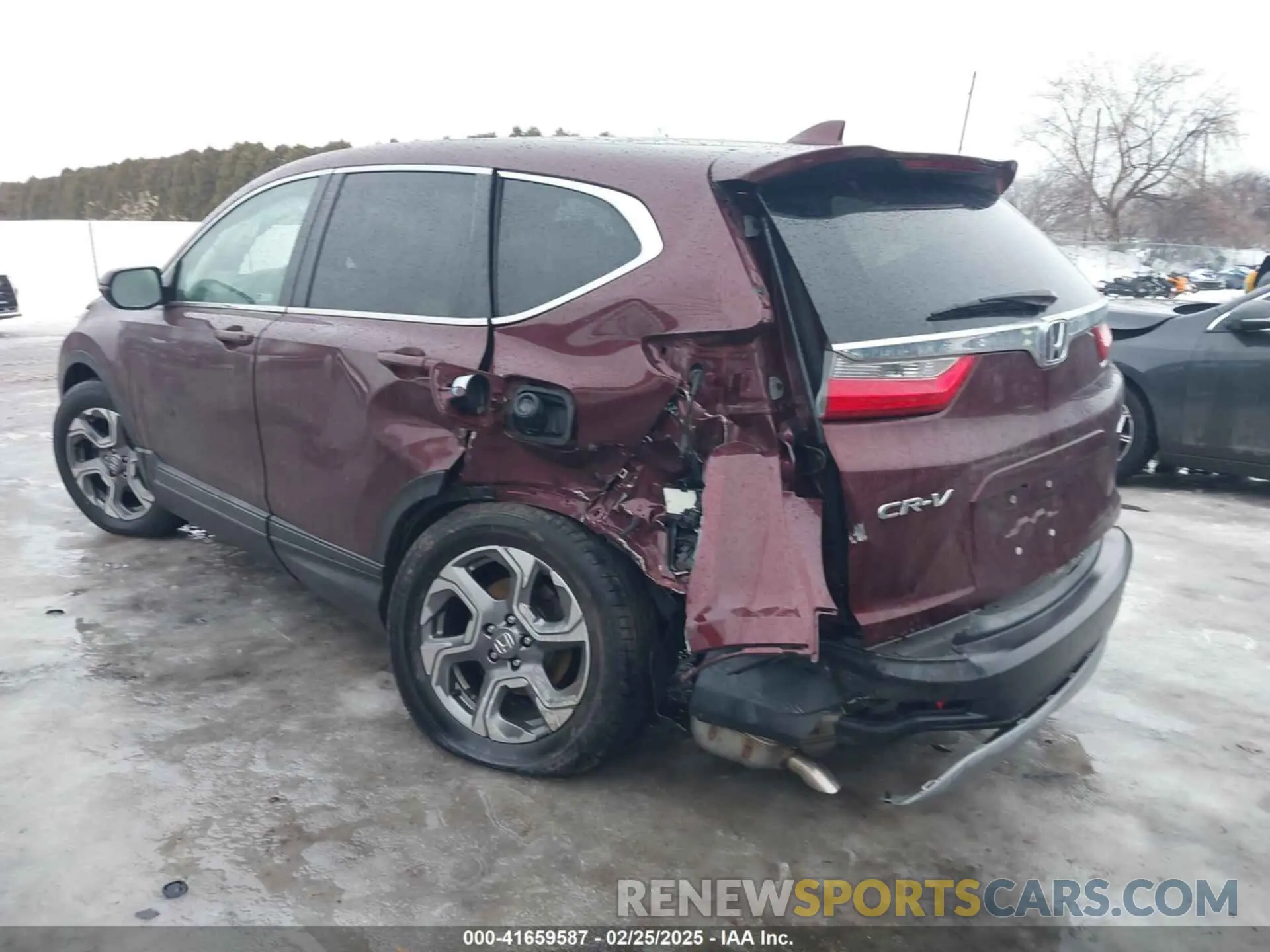3 fotografías del automóvil dañado 2HKRW2H54KH620731 HONDA CR-V 2019