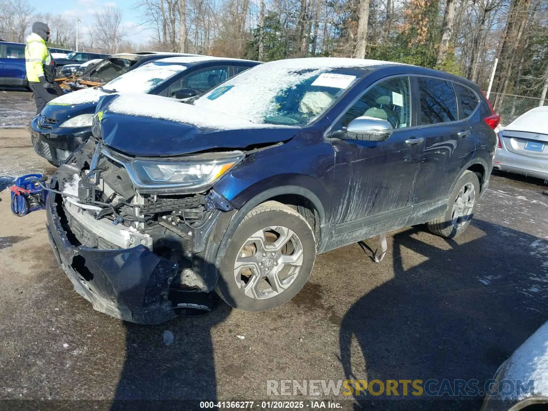 2 fotografías del automóvil dañado 2HKRW2H54KH630921 HONDA CR-V 2019