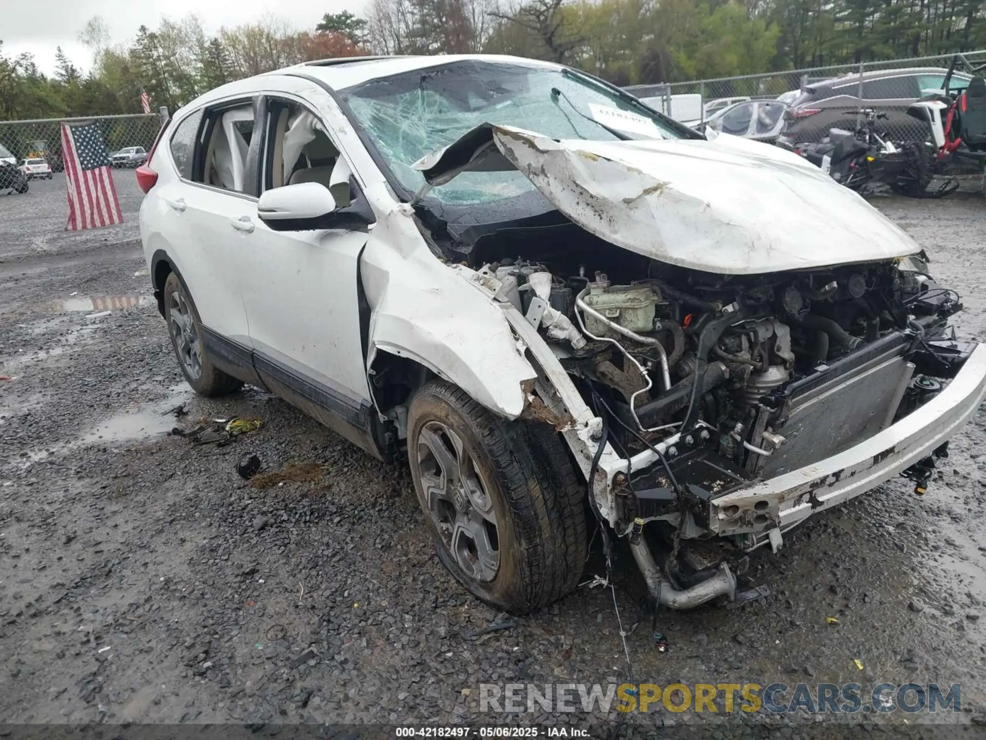 1 fotografías del automóvil dañado 2HKRW2H55KH602674 HONDA CR-V 2019