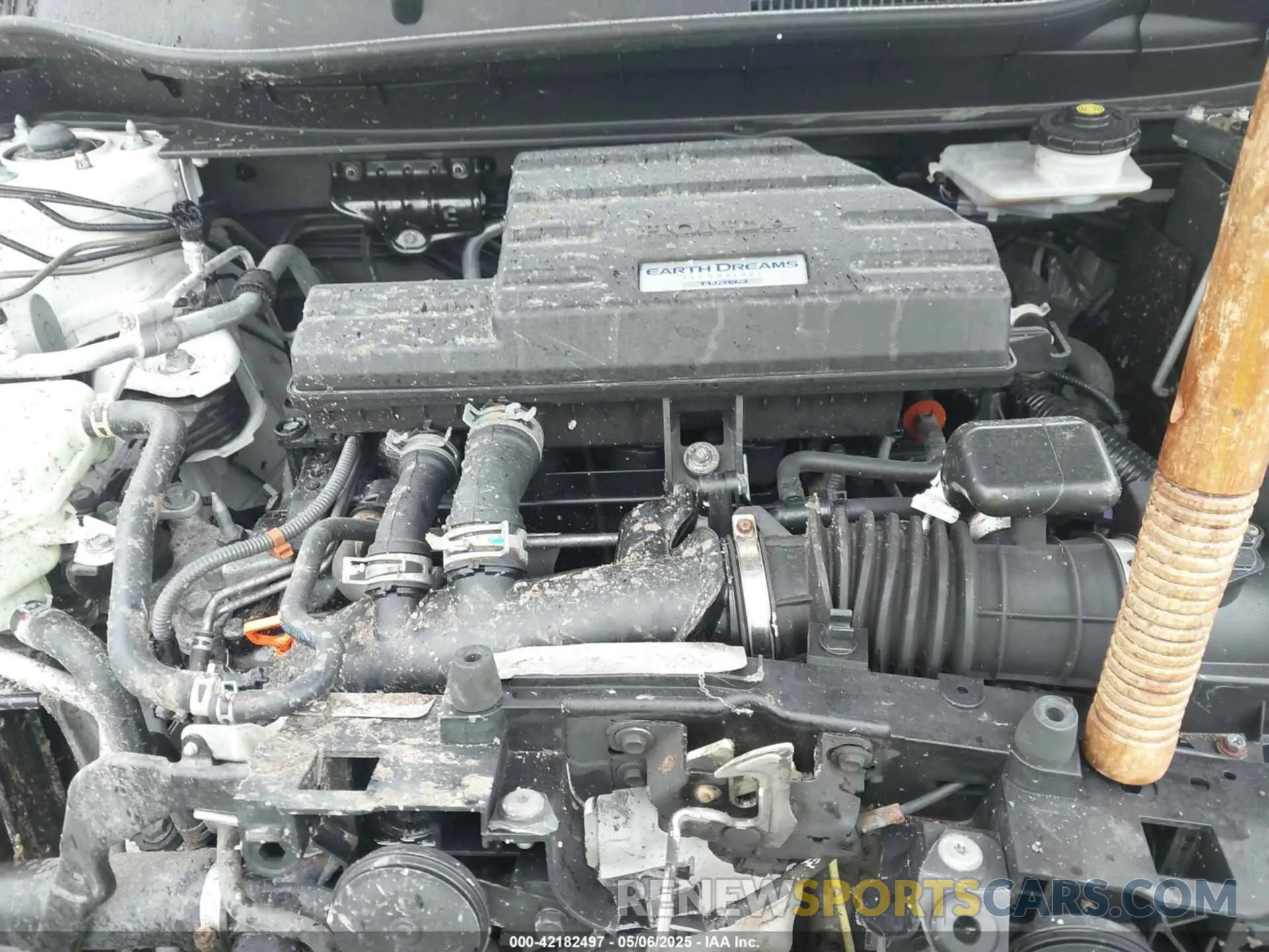 10 fotografías del automóvil dañado 2HKRW2H55KH602674 HONDA CR-V 2019