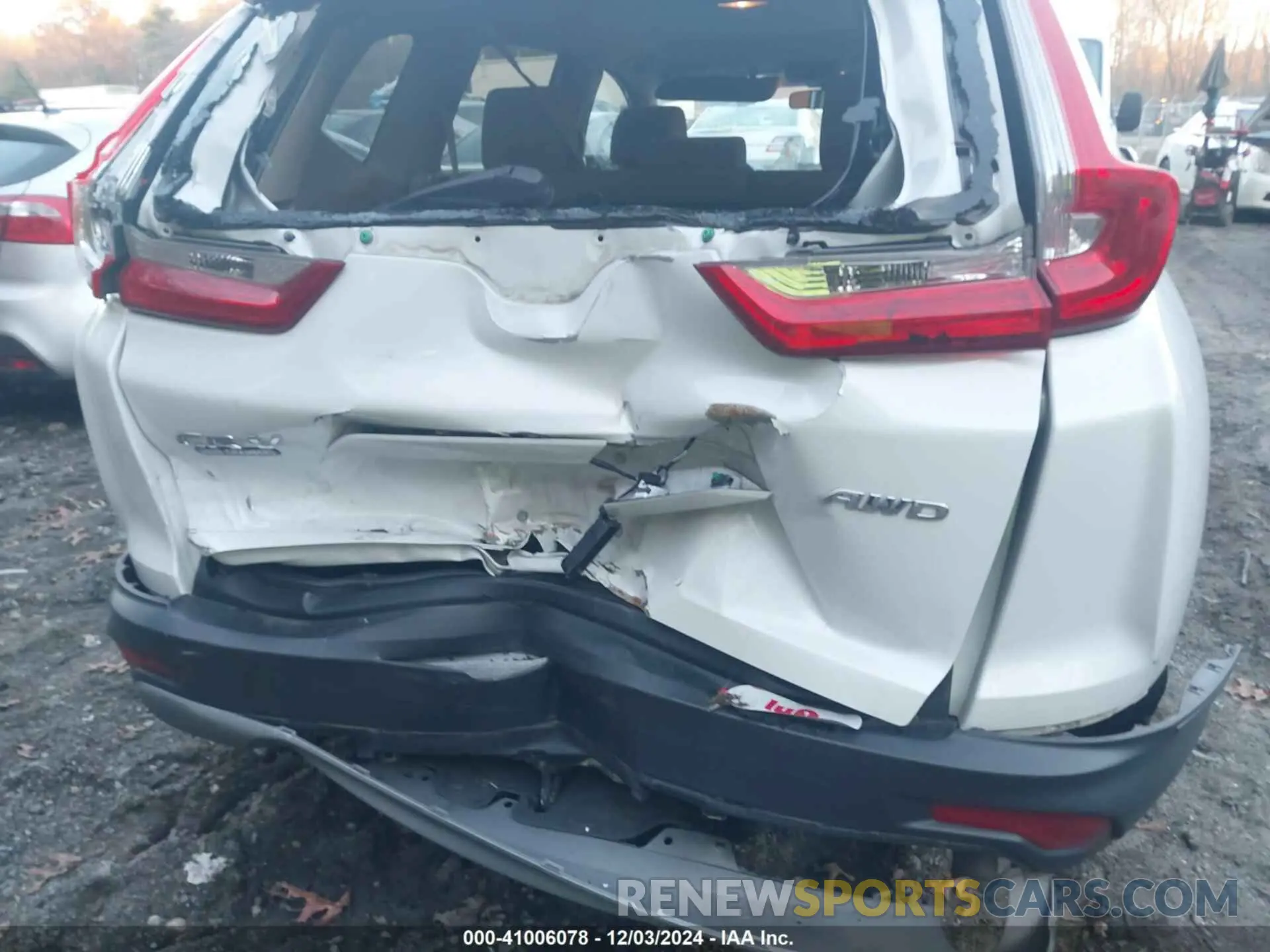 6 fotografías del automóvil dañado 2HKRW2H55KH648246 HONDA CR-V 2019