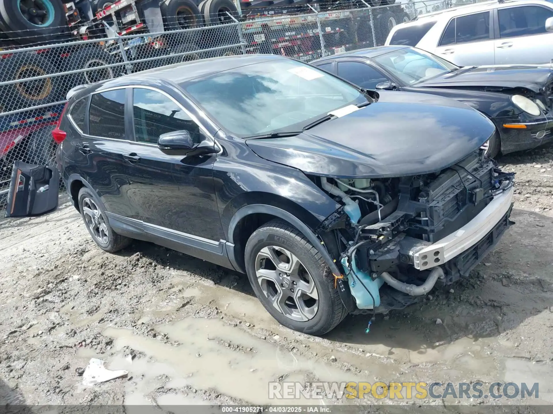 1 fotografías del automóvil dañado 2HKRW2H56KH674662 HONDA CR-V 2019