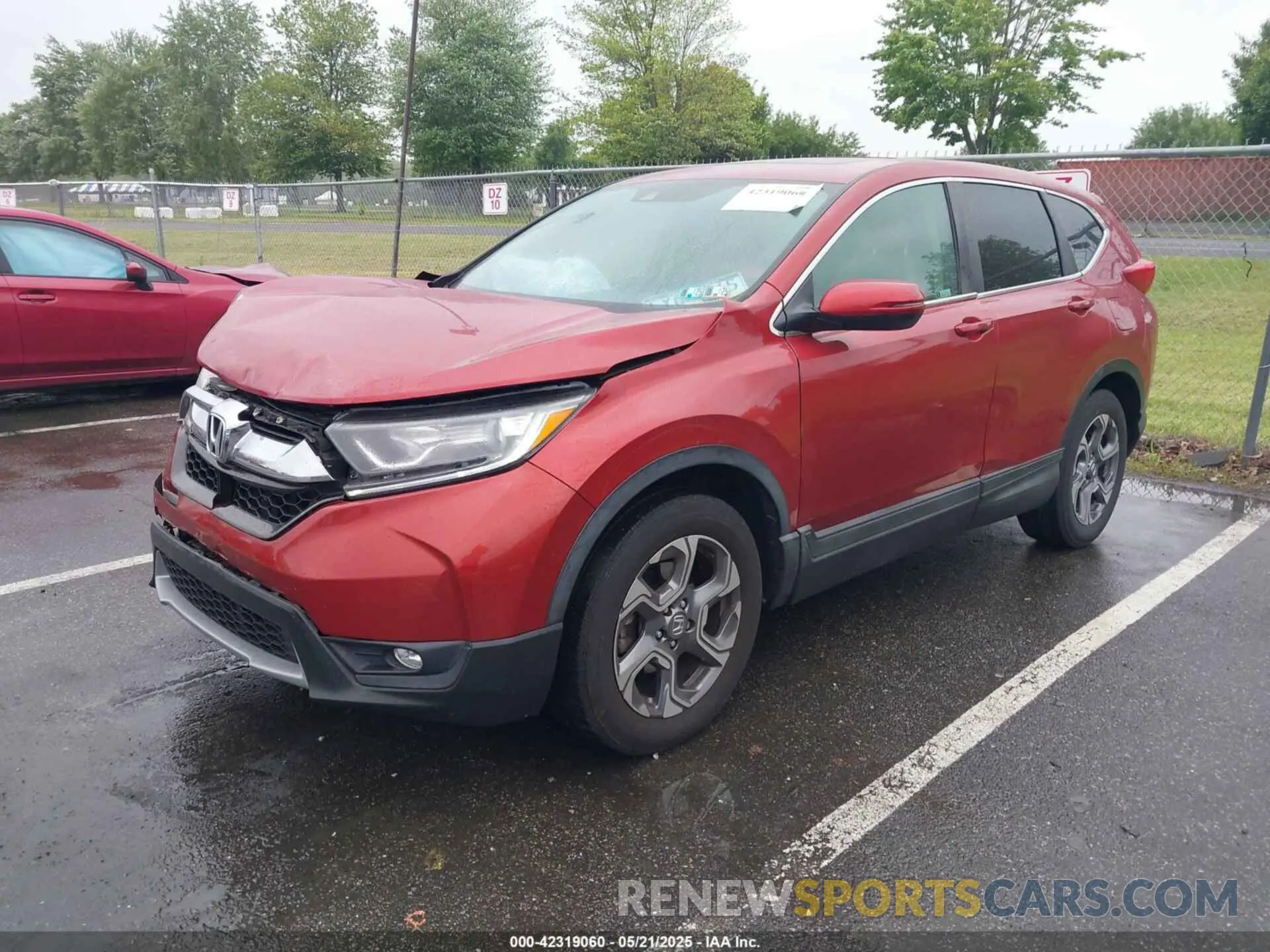 2 fotografías del automóvil dañado 2HKRW2H57KH613336 HONDA CR-V 2019